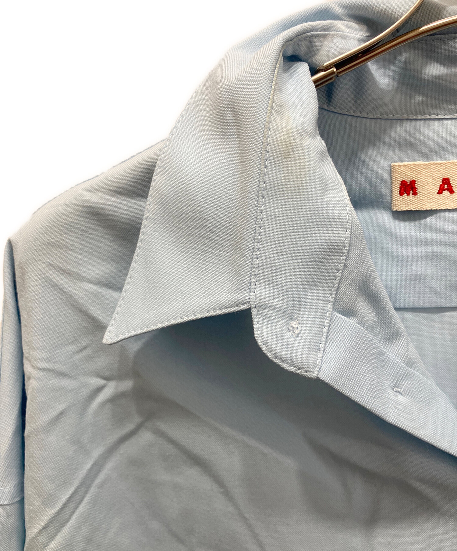 中古・古着通販】MARNI (マルニ) ウールトロピカルシャツ スカイブルー