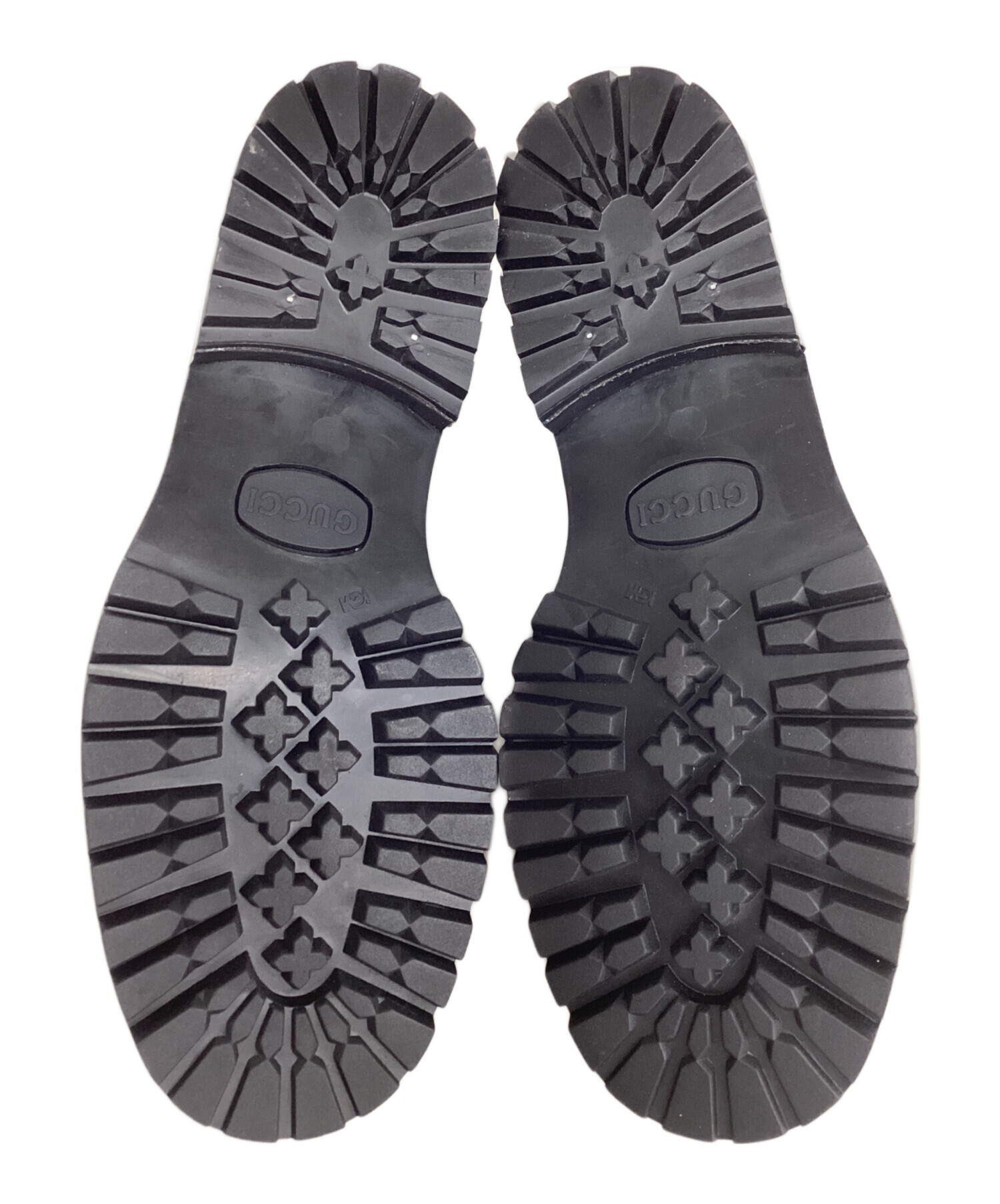 中古・古着通販】GUCCI (グッチ) ホースビットローファー ブラック