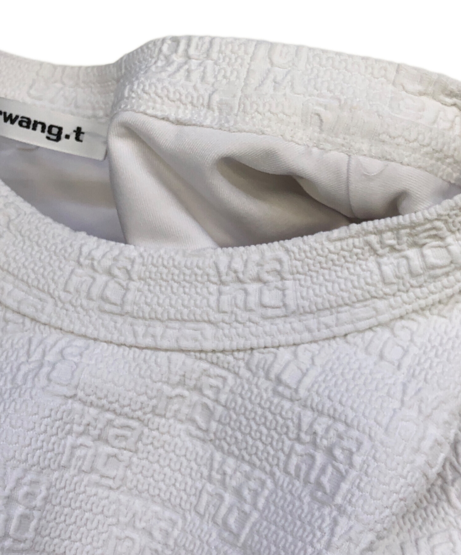 alexanderwang ジャガードワンピース 中古・古着通販】ALEXANDER WANG (アレキサンダー・ワン) ロゴ