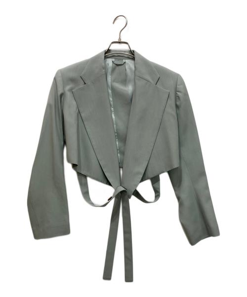 中古・古着通販】UJOH (ウジョー) ラップショートジャケット グリーン