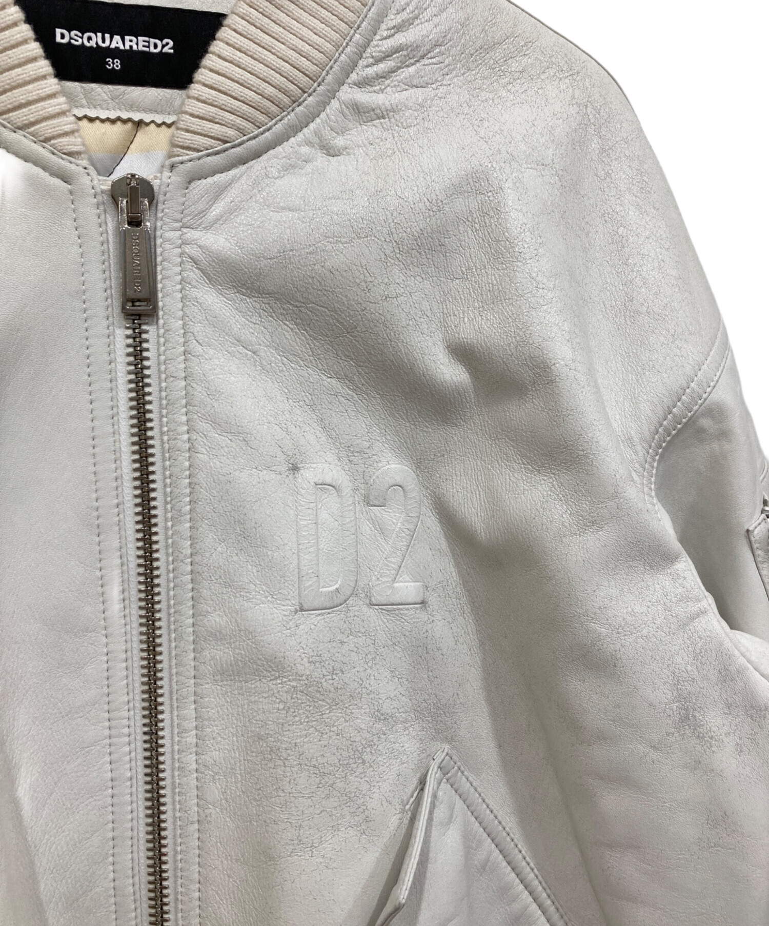 中古・古着通販】DSQUARED2 (ディースクエアード) レザーオーバー
