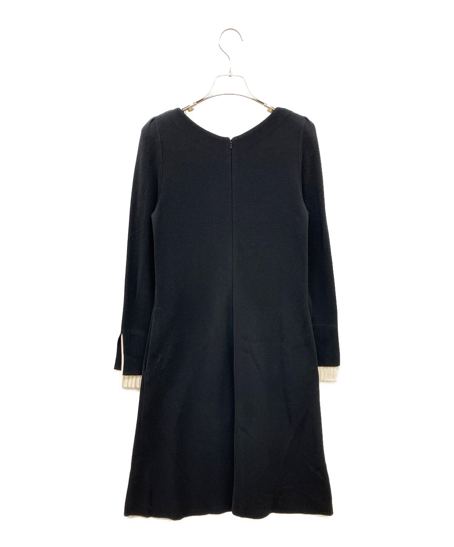 中古・古着通販】FOXEY (フォクシー) ニットワンピース ブラック