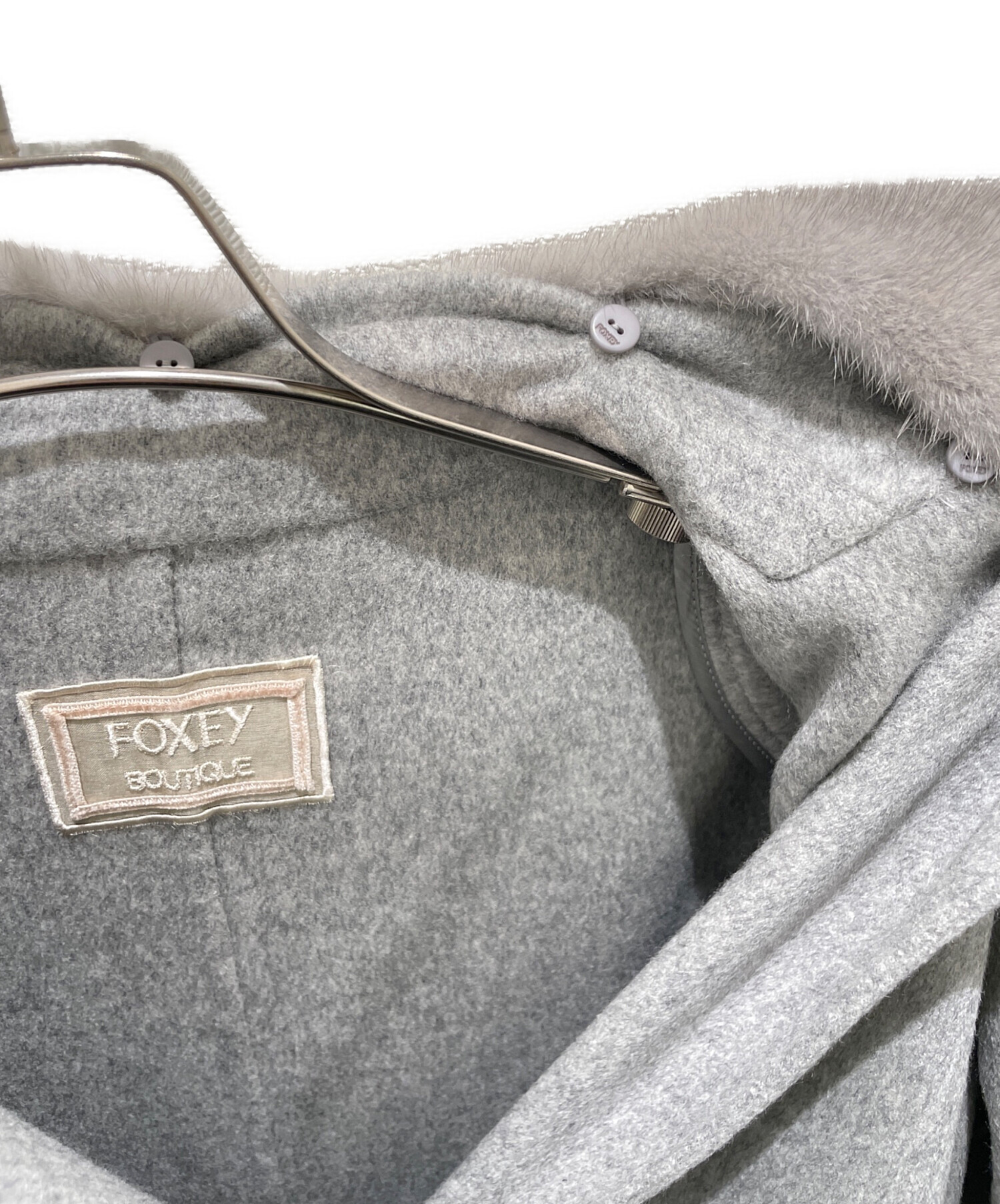 フォクシー コート Noble Gray フォクシー コート Noble Gray フォクシー コート Noble Gray FOXEY