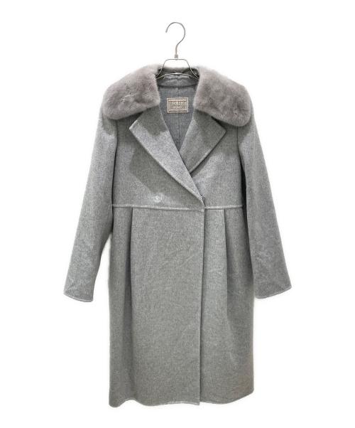 中古・古着通販】FOXEY (フォクシー) ミンクカラーカシミヤコート