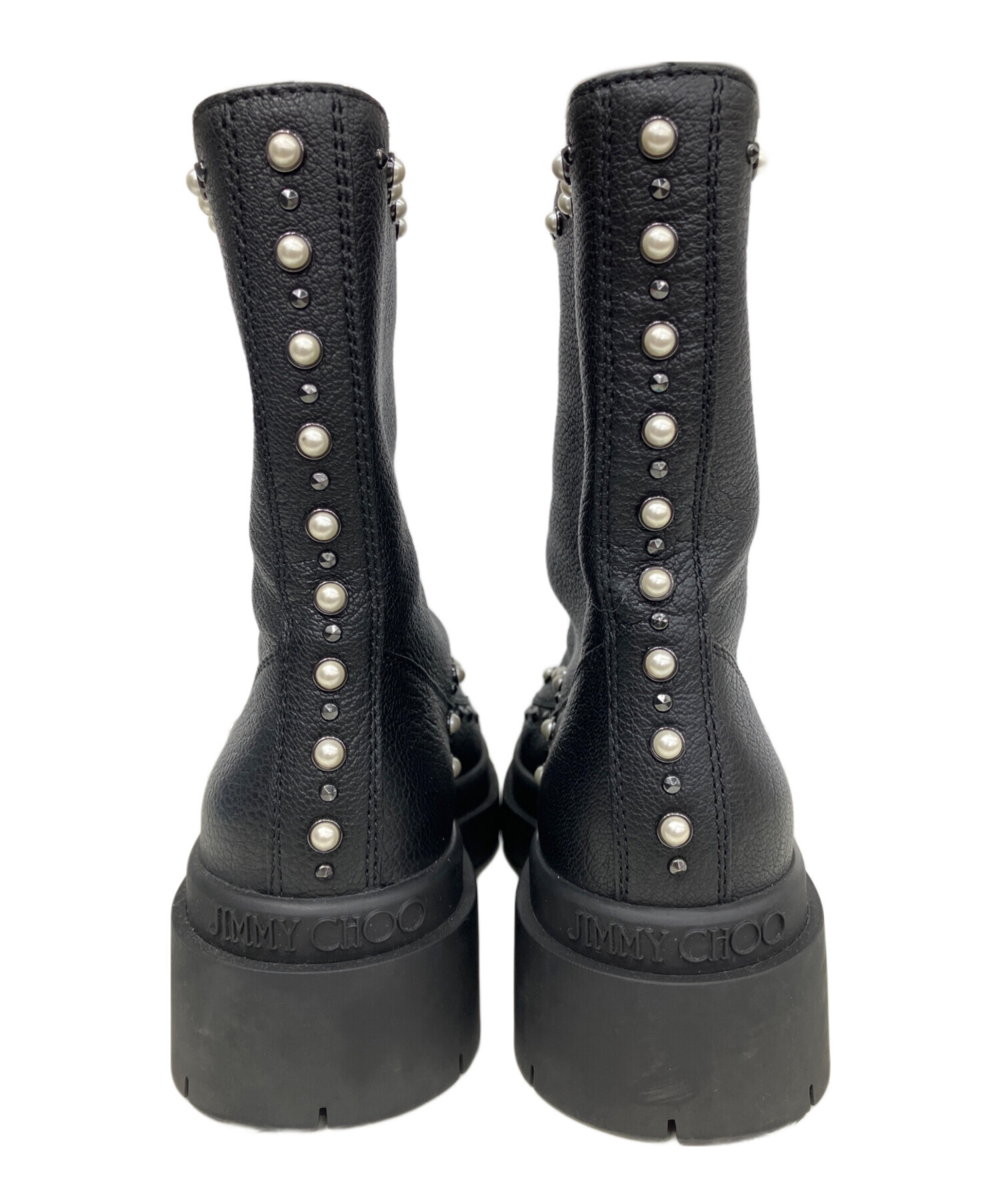 中古・古着通販】JIMMY CHOO (ジミーチュウ) NOLA FLAT/レザーアンクル