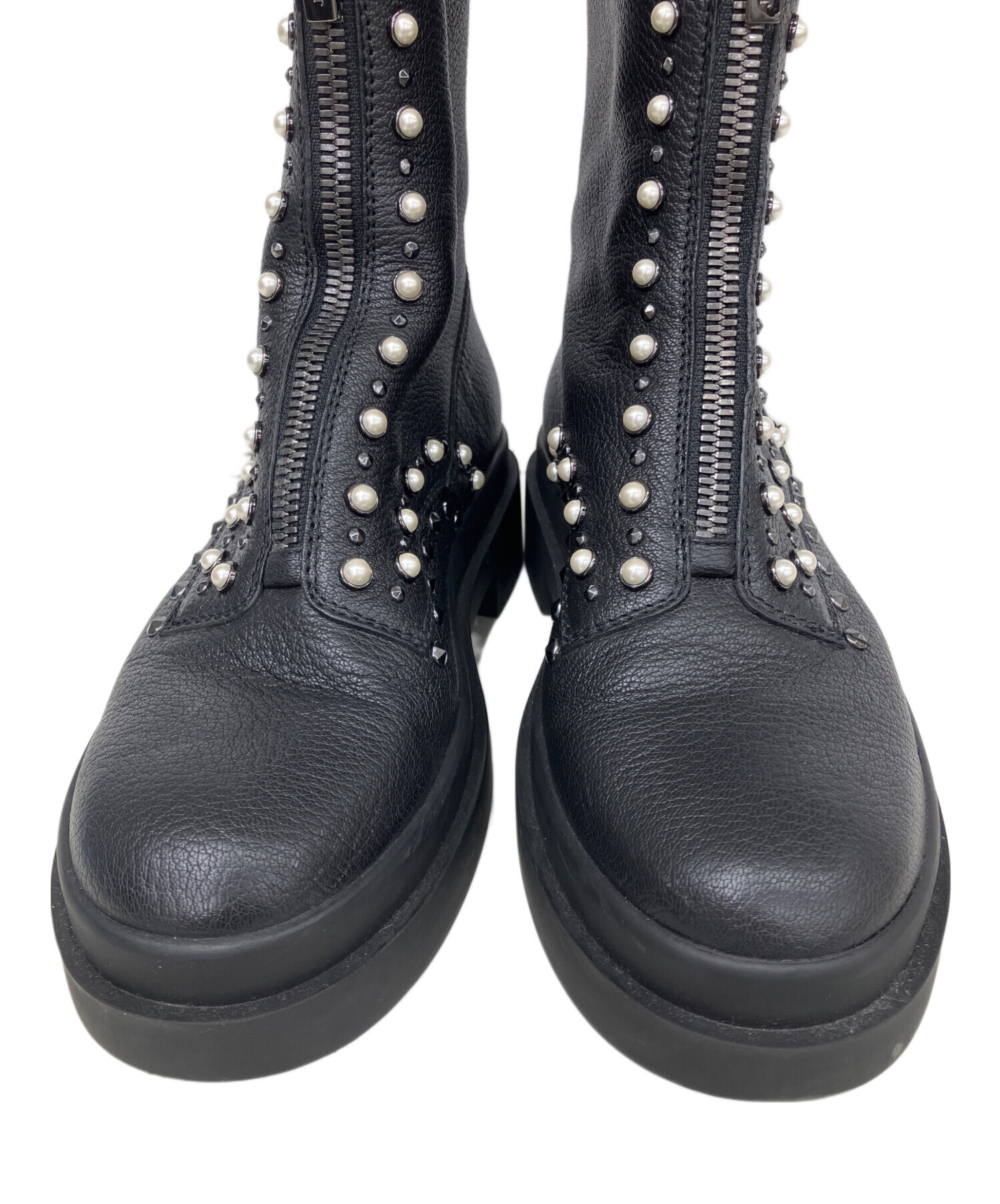 中古・古着通販】JIMMY CHOO (ジミーチュウ) NOLA FLAT/レザーアンクル