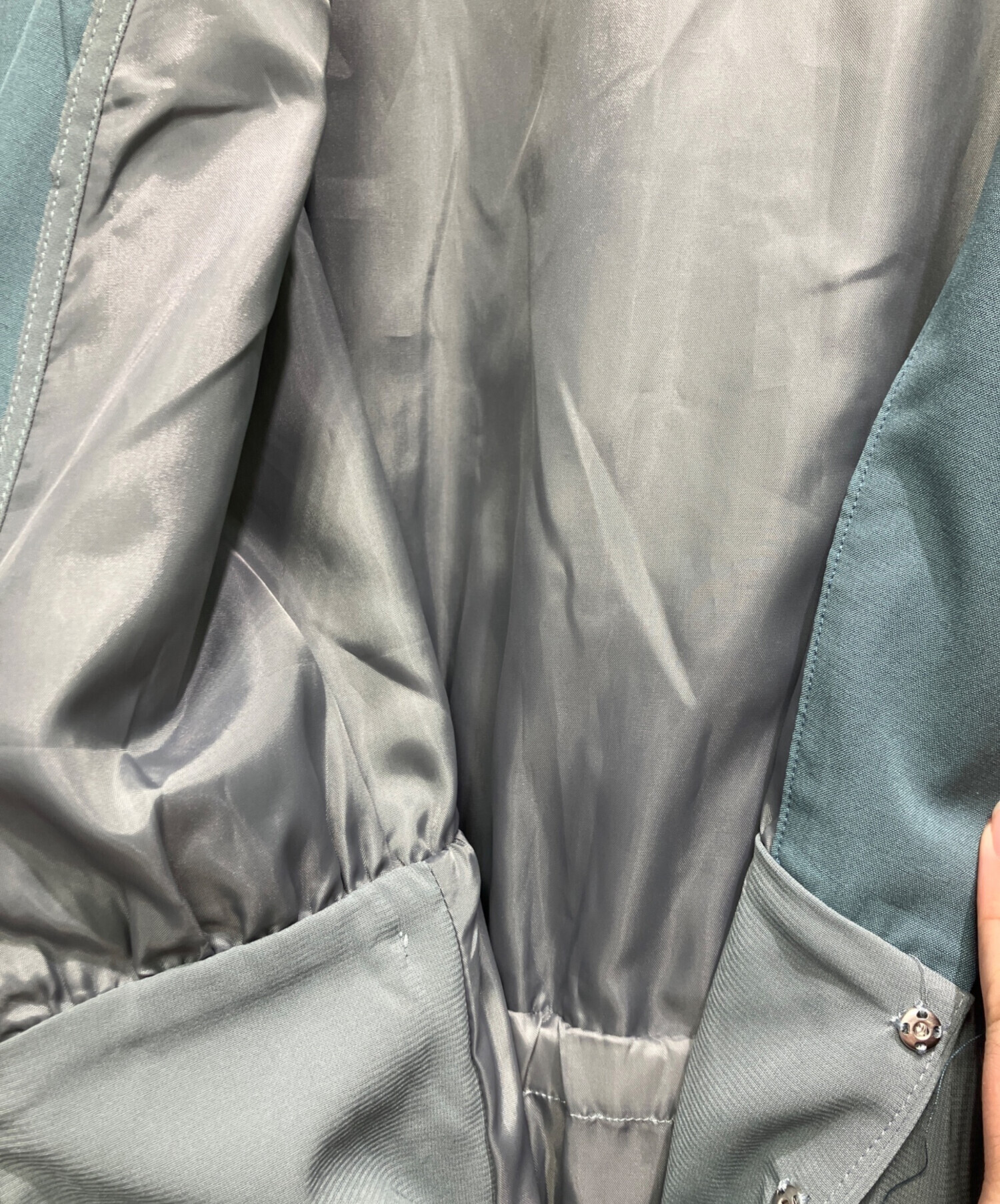 中古・古着通販】AMERI (アメリ) TRINITY JKT DRESS ブルー サイズ:M