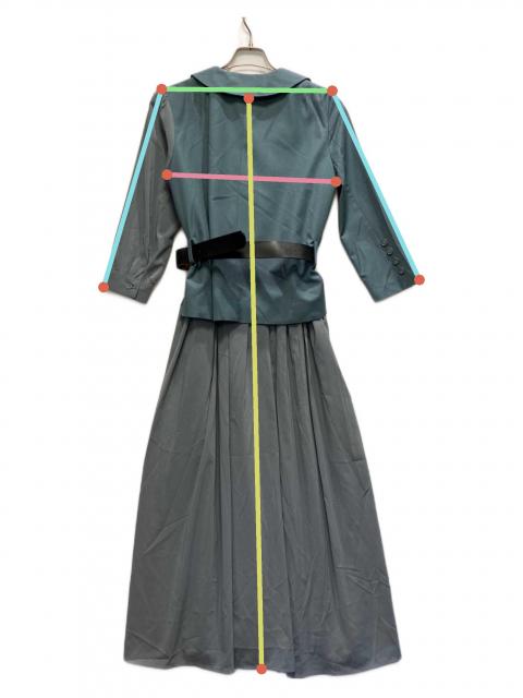 中古・古着通販】AMERI (アメリ) TRINITY JKT DRESS ブルー サイズ:M