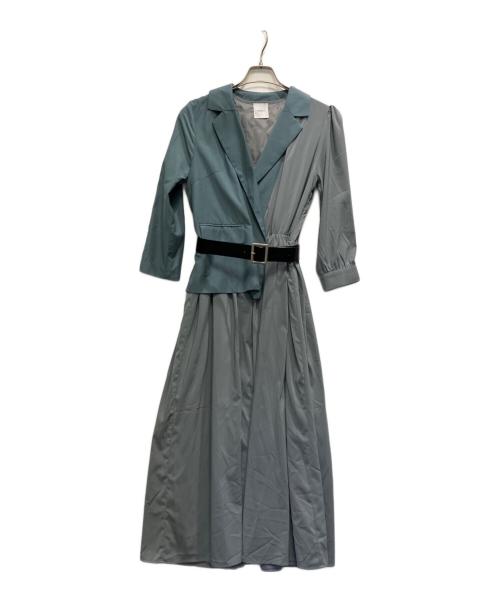 中古・古着通販】AMERI (アメリ) TRINITY JKT DRESS ブルー サイズ:M