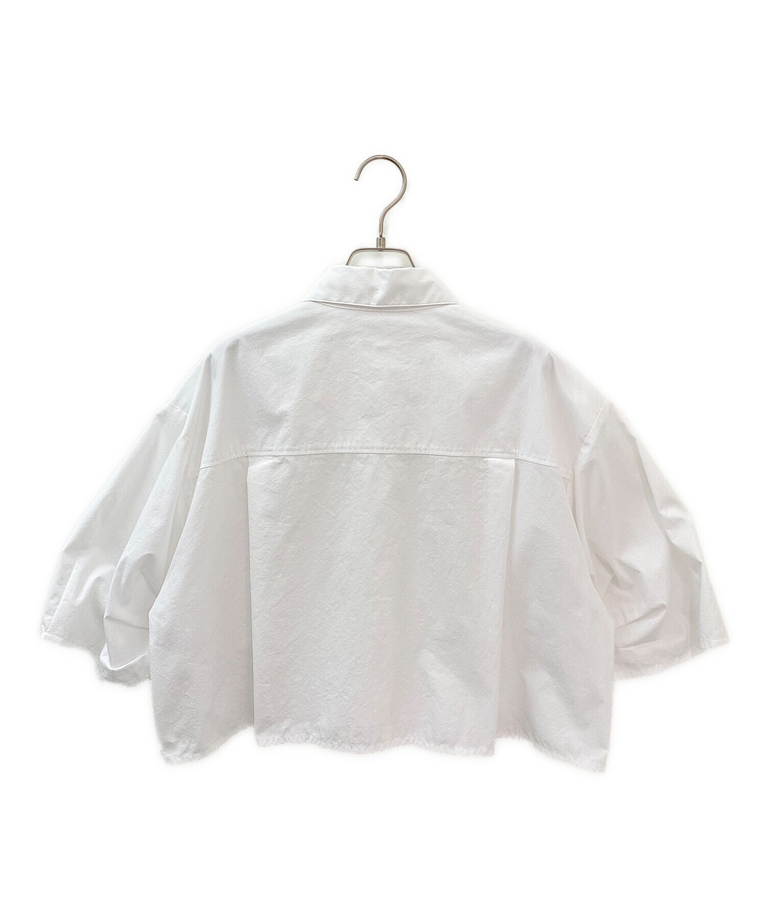 中古・古着通販】IENA (イエナ) FABRICA クロップドシャツ ホワイト 