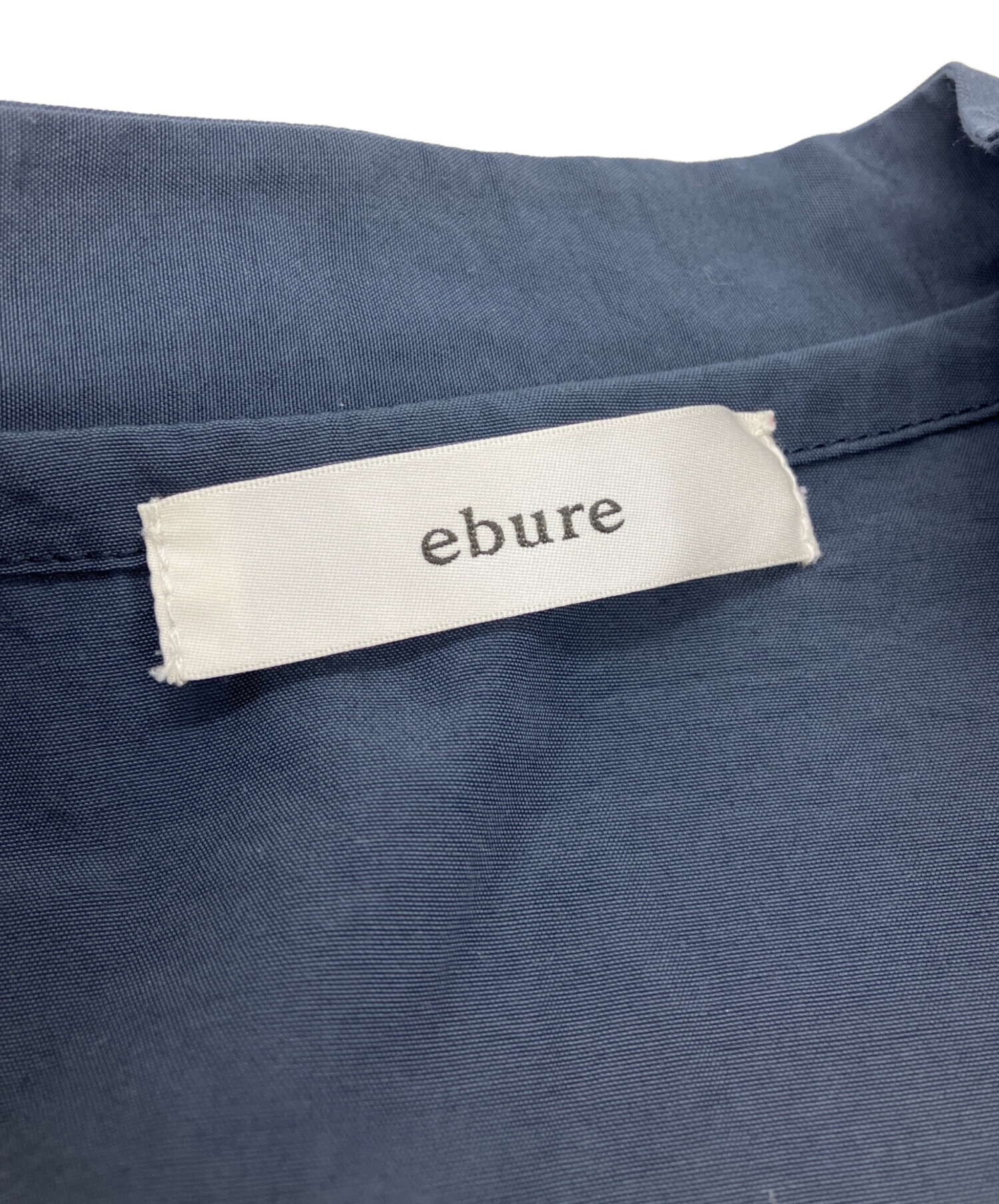 新品タグ付き　ebure エブール　ネイビーブラウス ebure(エブール)｜【5/12 0:00販売開始】ラミーツイル フレンチ