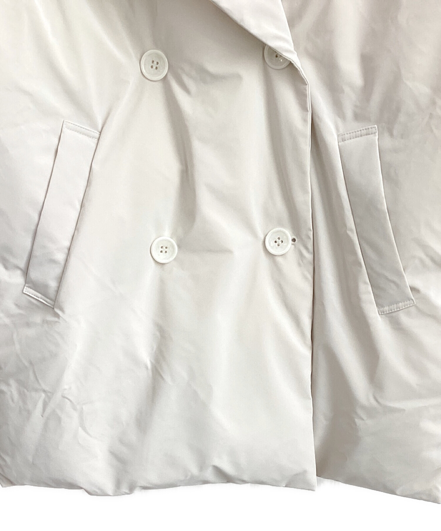 中古・古着通販】LOUNIE (ルーニー) 2WAY中綿コート アイボリー サイズ 