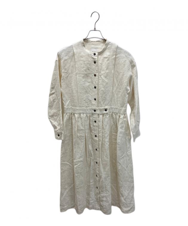 MAGALI マガリ ワンピース 中古・古着通販】MAGALI (マガリ) リネンタックギャザーワンピース