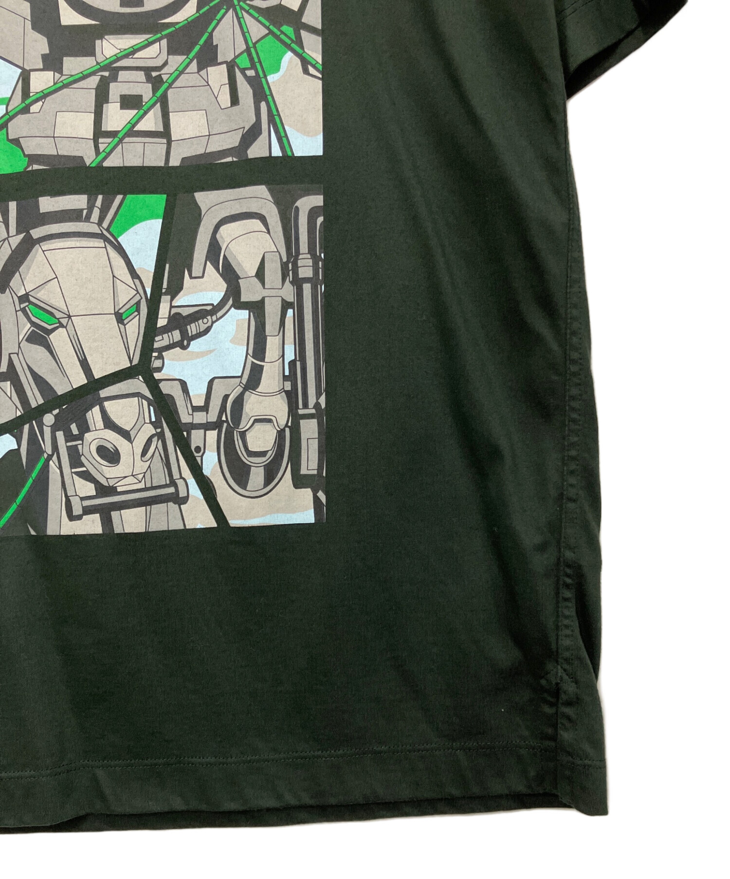 中古・古着通販】HERMES (エルメス) MEGA Chariot Tシャツ グリーン
