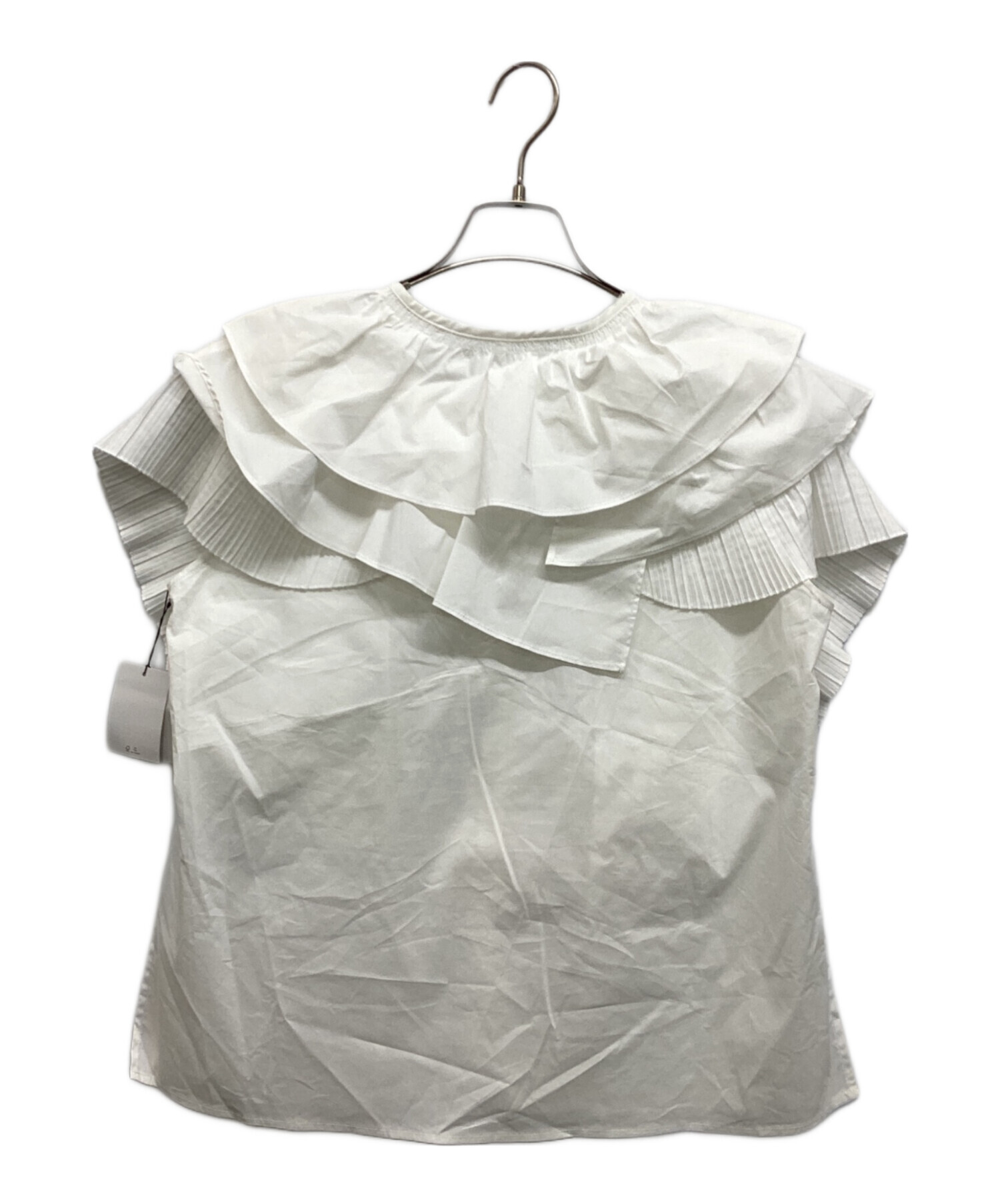 中古・古着通販】ELENDEEK (エレンディーク) FRILL FRILL BL ホワイト 
