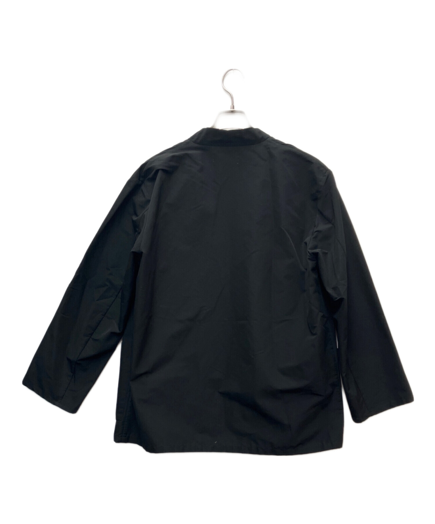 中古・古着通販】MARKA (マーカ) Lapelless Shirt Jacket ブラック