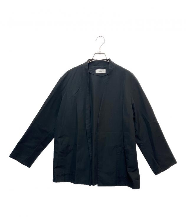 中古・古着通販】MARKA (マーカ) Lapelless Shirt Jacket ブラック