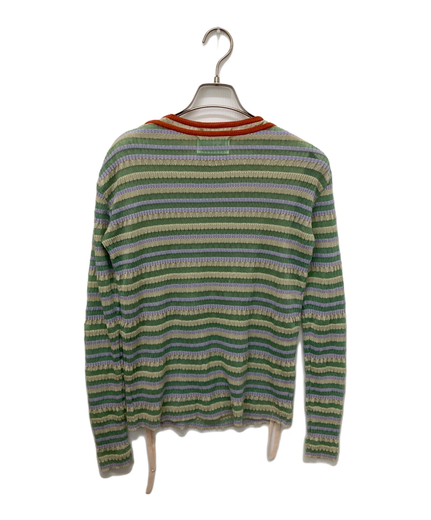 YUKI SHIMANE ニットベスト 中古・古着通販】yuki shimane (ユキ シマネ) Random Rib knit vest