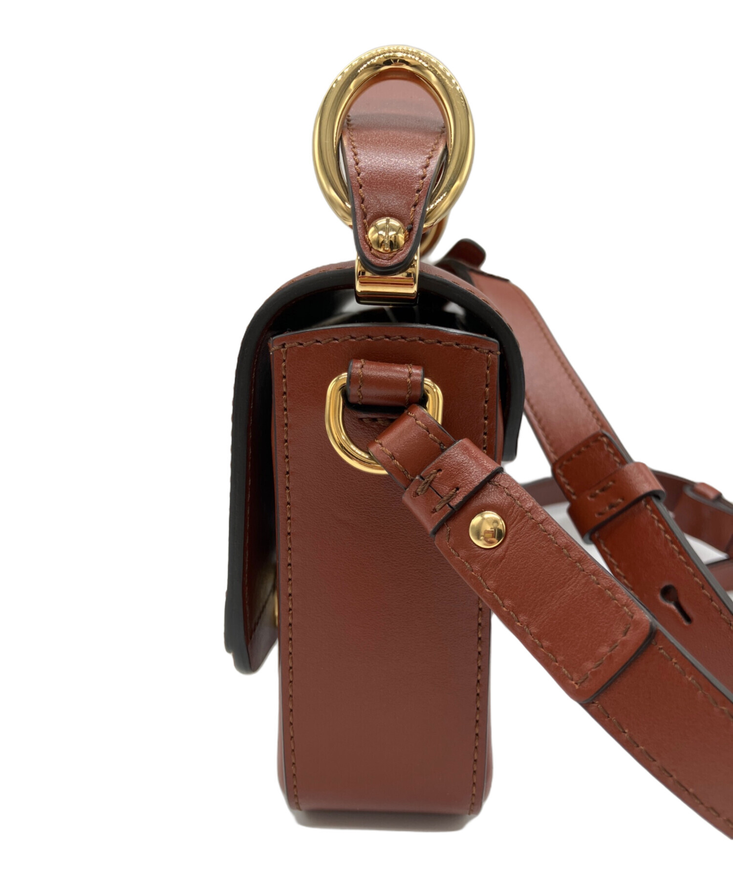 中古・古着通販】Chloe (クロエ) Mini Chloe C Bag ブラウン｜ブランド