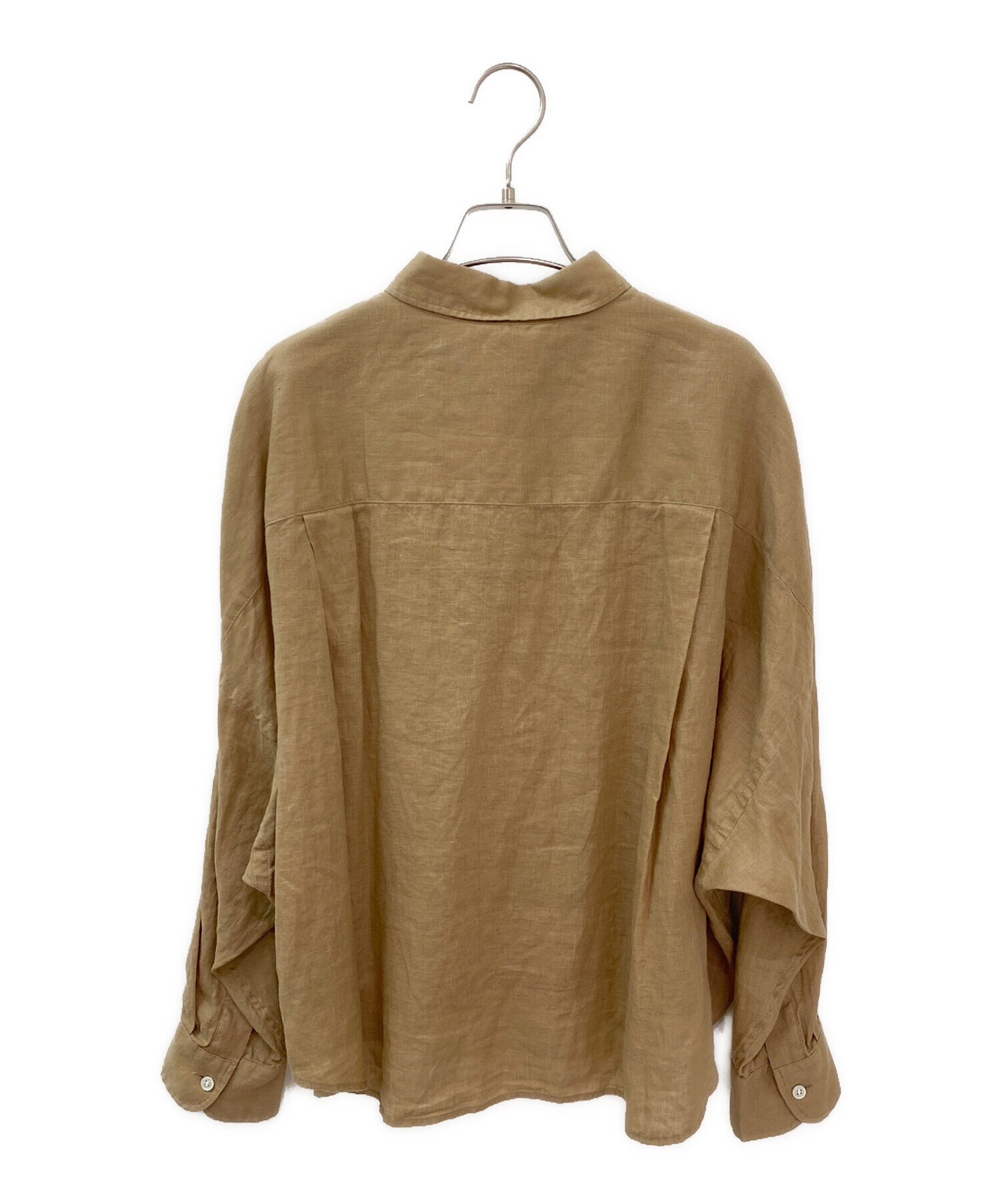中古・古着通販】Plage (プラージュ) Linen Short シャツ ベージュ 