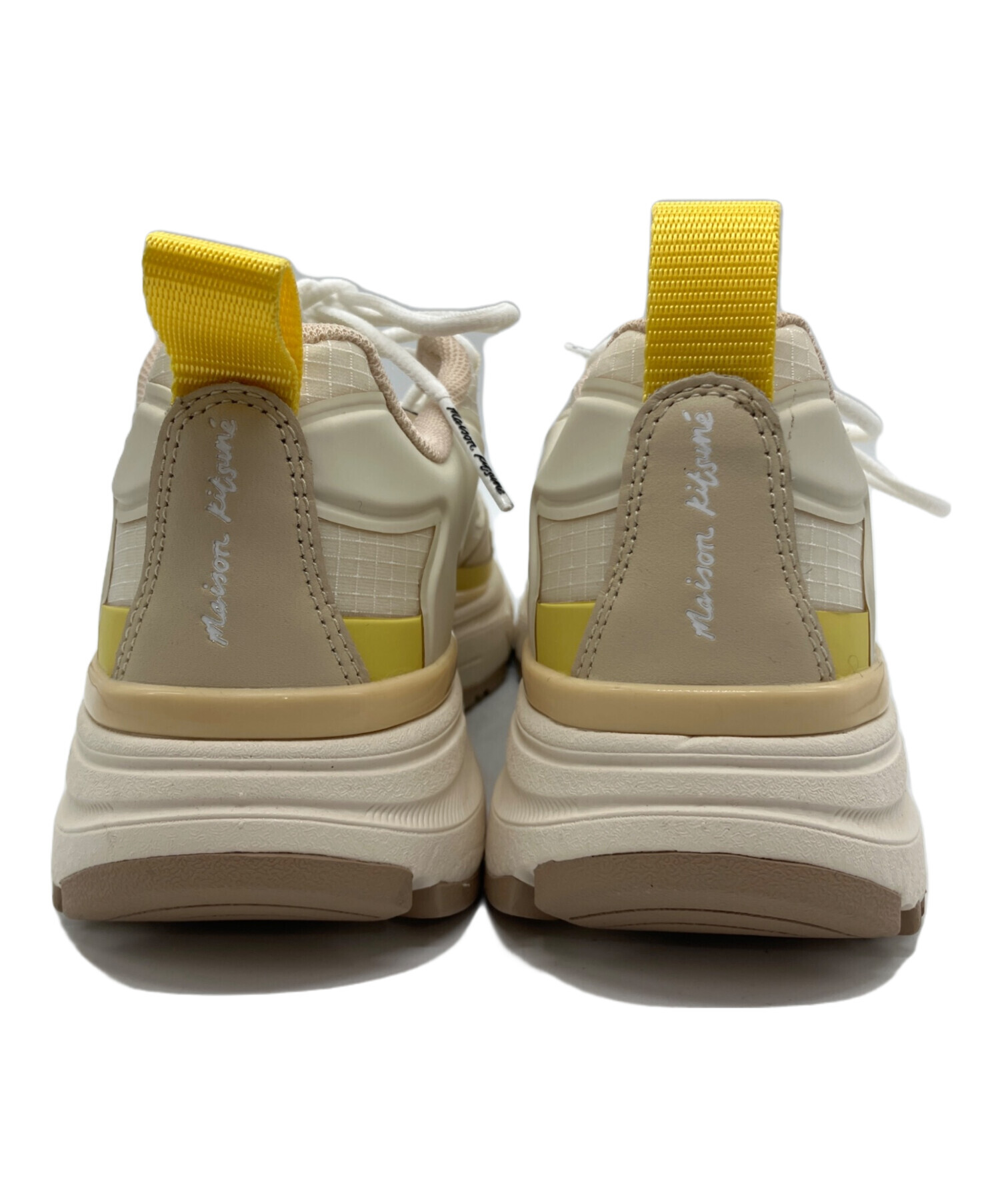 中古・古着通販】maison kitsune (メゾンキツネ) スニーカー ベージュ