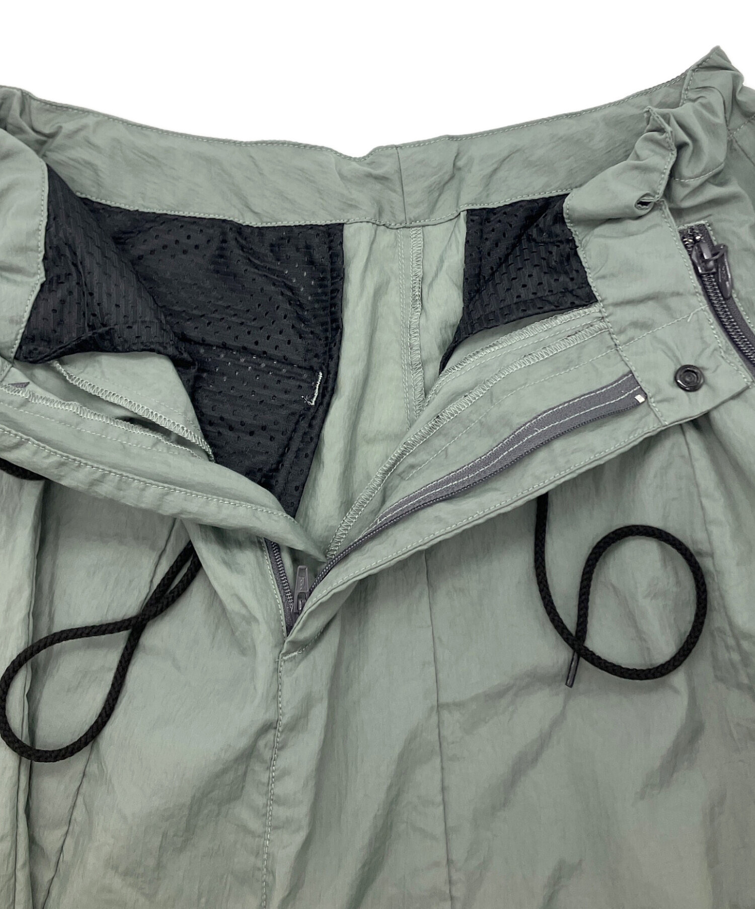 中古・古着通販】Needles (ニードルズ) H.D.Pant ヒザデル オリーブ