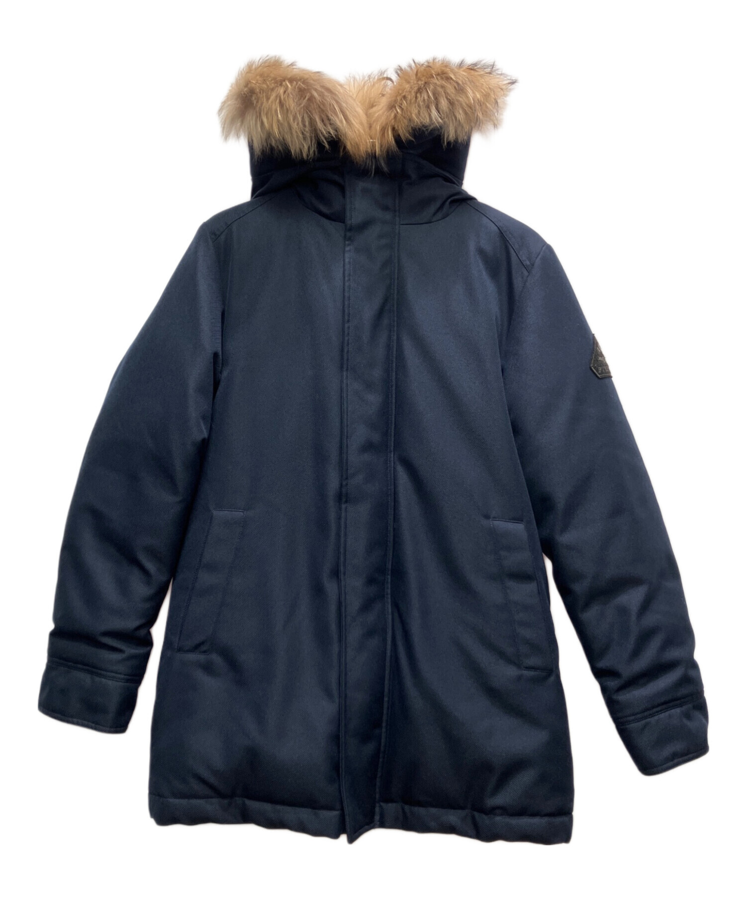 【良品】PYRENEX ダウンコート　LILLE ネイビー　サイズ38 中古・古着通販】Pyrenex (ピレネックス) ダウンコート ネイビー