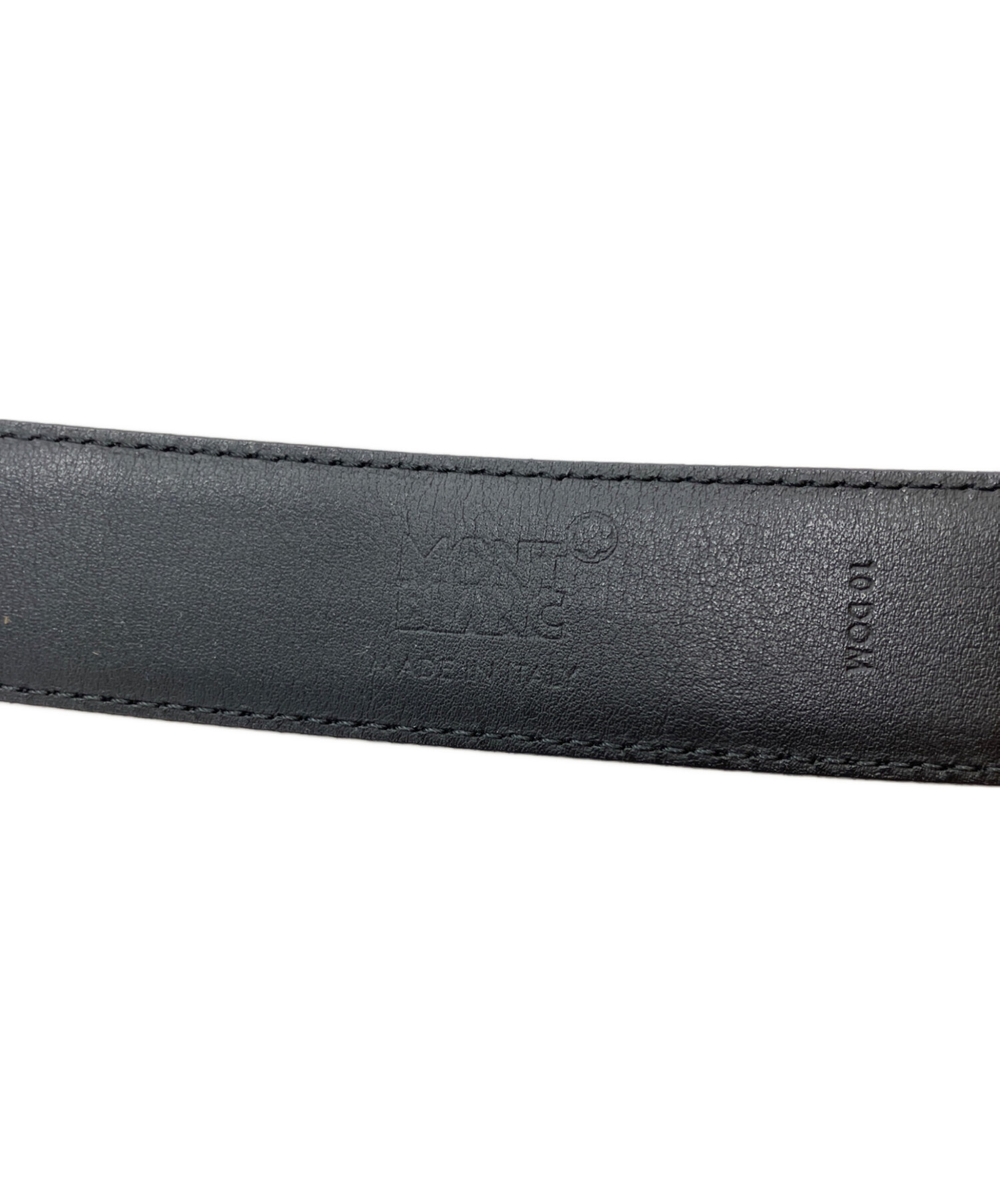 中古・古着通販】MONTBLANC (モンブラン) レザーベルト ブラック