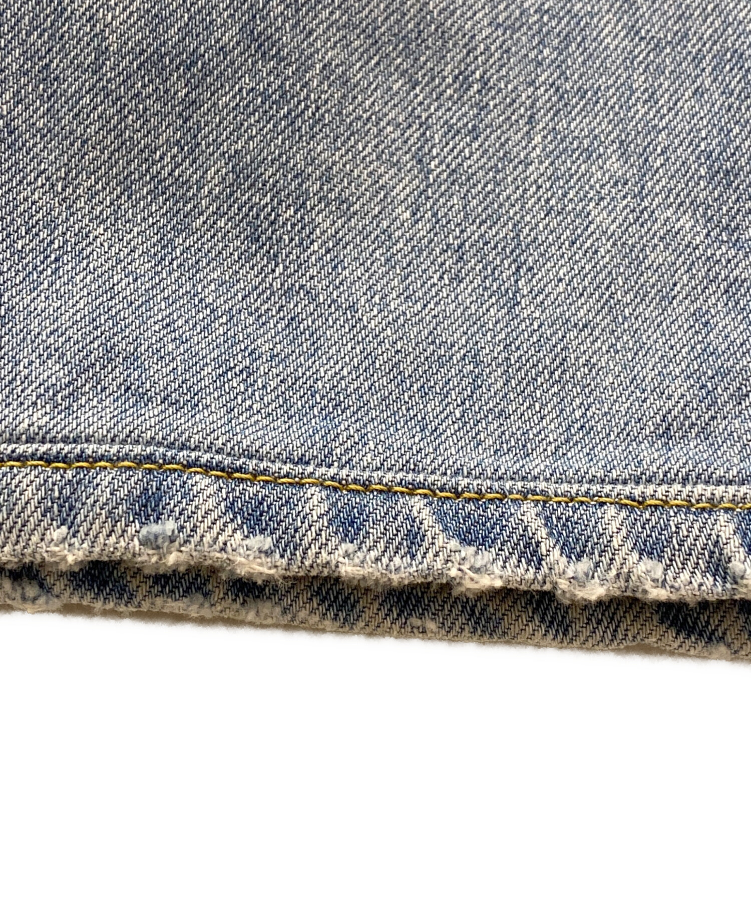 Drawer ブリーチデニム5Pドロストパンツ 34 ブルー ドゥロワー Drawer ブリーチデニム5Pドロストパンツ ジーンズ