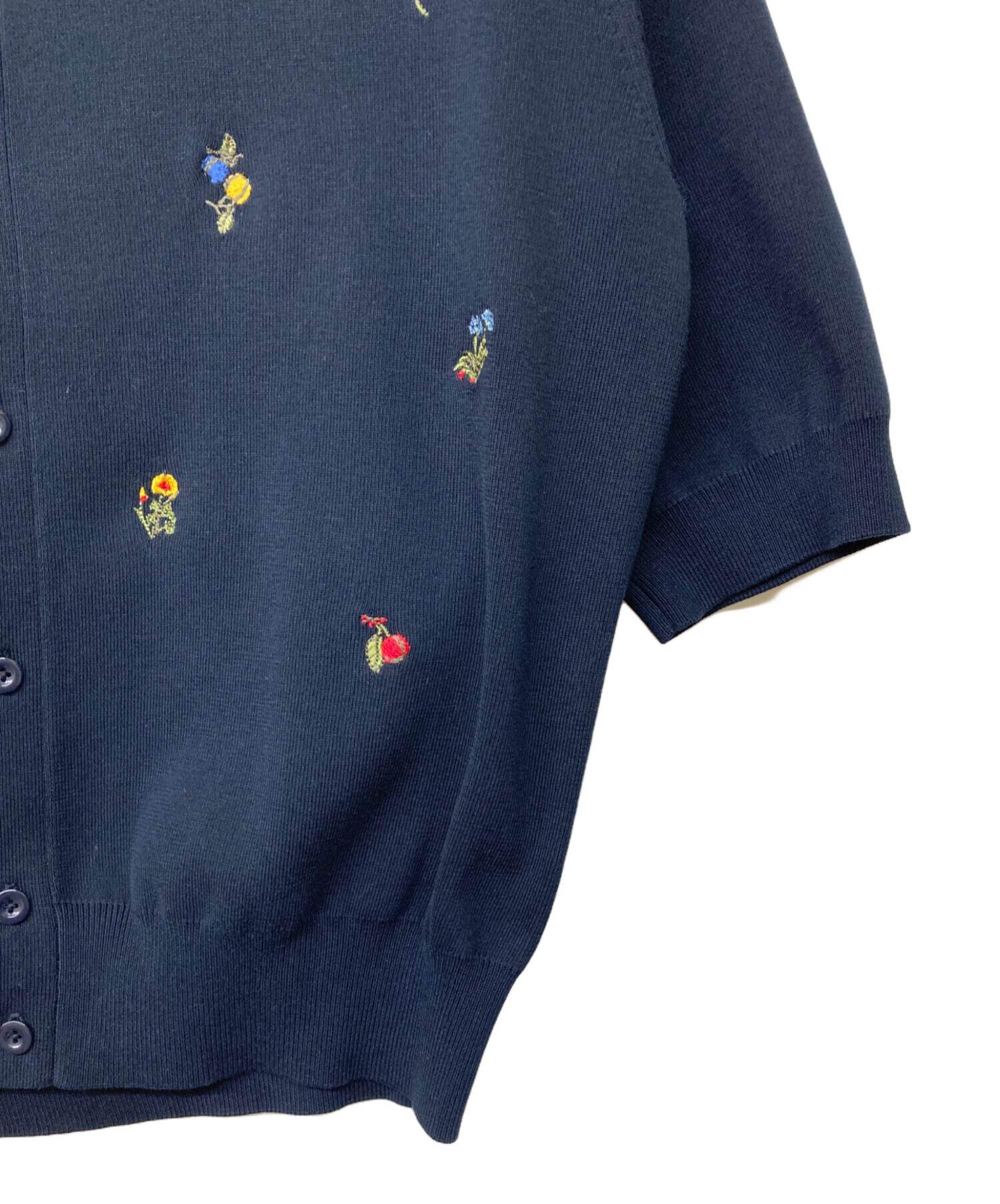 Caban GREEN SHOWER エンブロイダリーハーフスリーブ