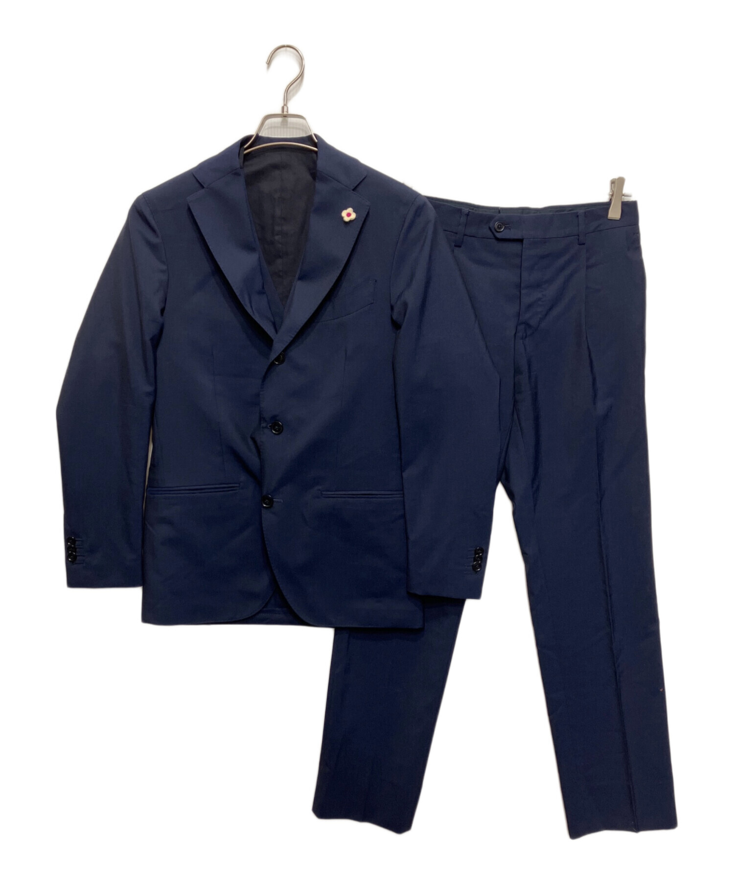 LARDINI ラルディーニ ネイビー スーツ ウール セットアップ