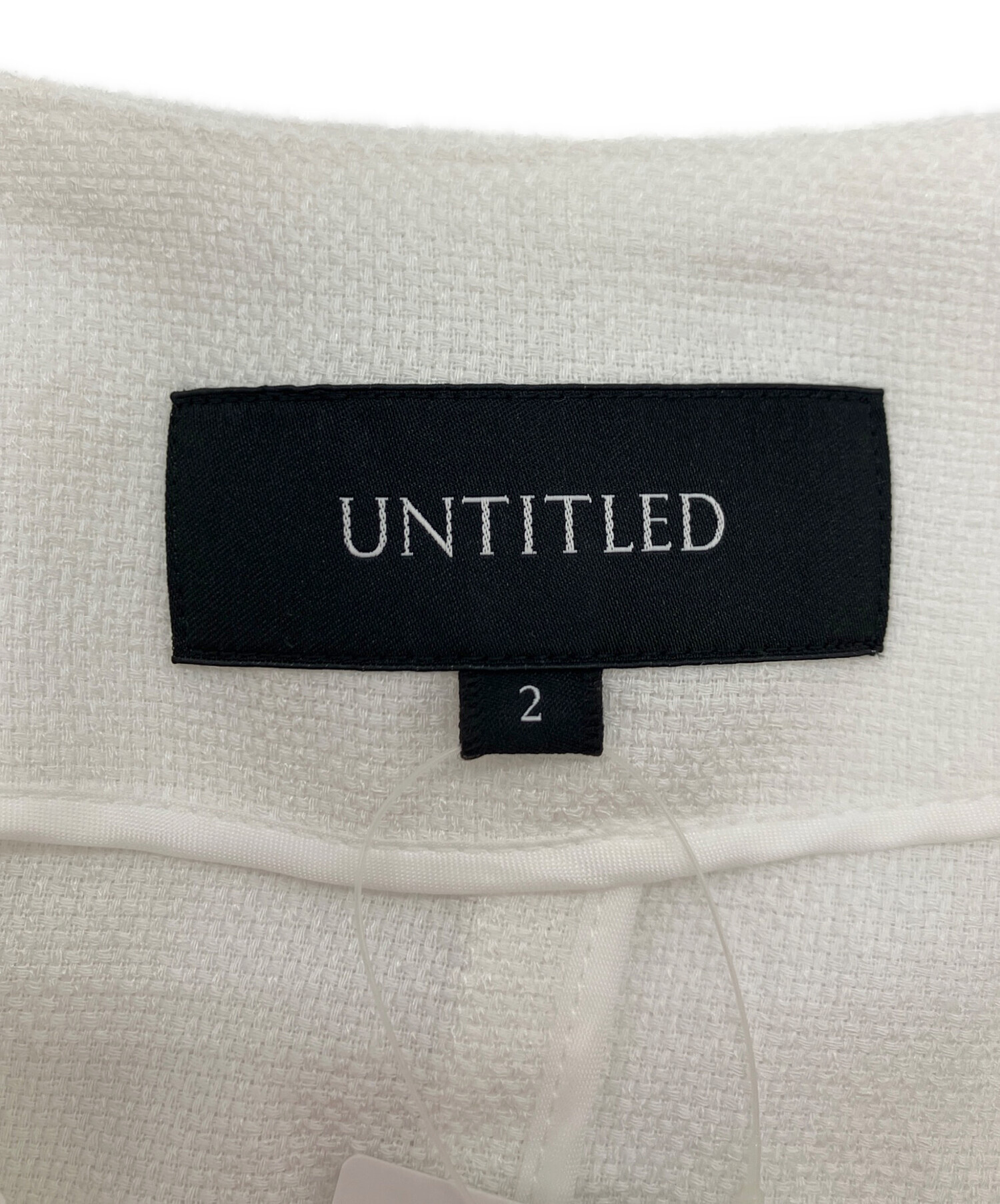 中古・古着通販】UNTITLED (アンタイトル) ネオカトレアノーカラー
