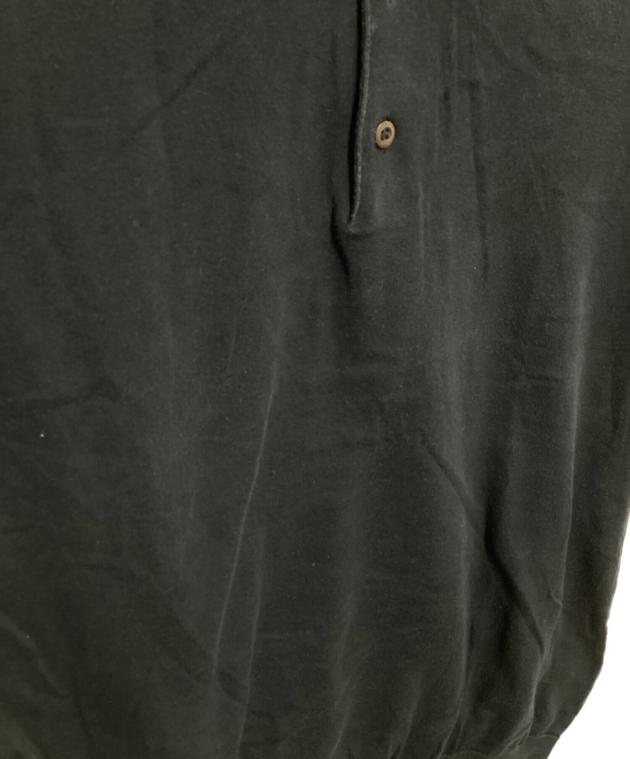 中古・古着通販】PRADA (プラダ) ニットポロシャツ ネイビー サイズ:48