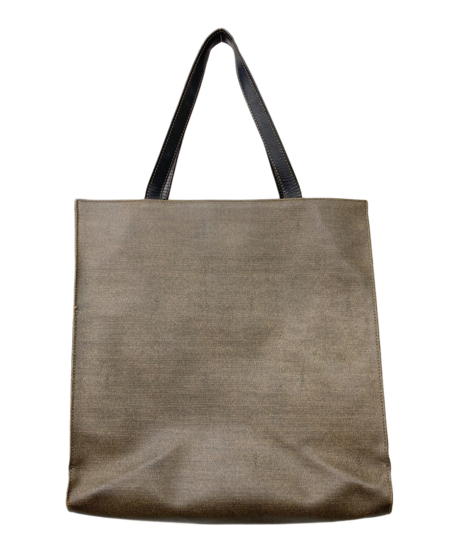 【未使用品】フェンディ ローマ トートバッグ PVCレザー ブラウン系 中古・古着通販】FENDI (フェンディ) 1925 ROMA ITALY PVC TOTE