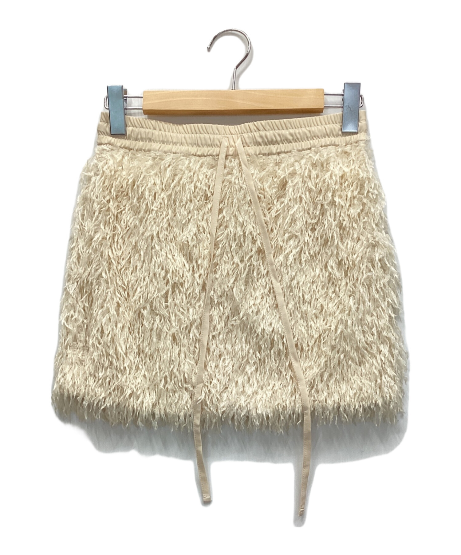 未使用ATTISESSIONフェイクフェザー ミニスカート　ユナイテッドアローズ 中古・古着通販】ATTISESSION (アティセッション) フェイクフェザー