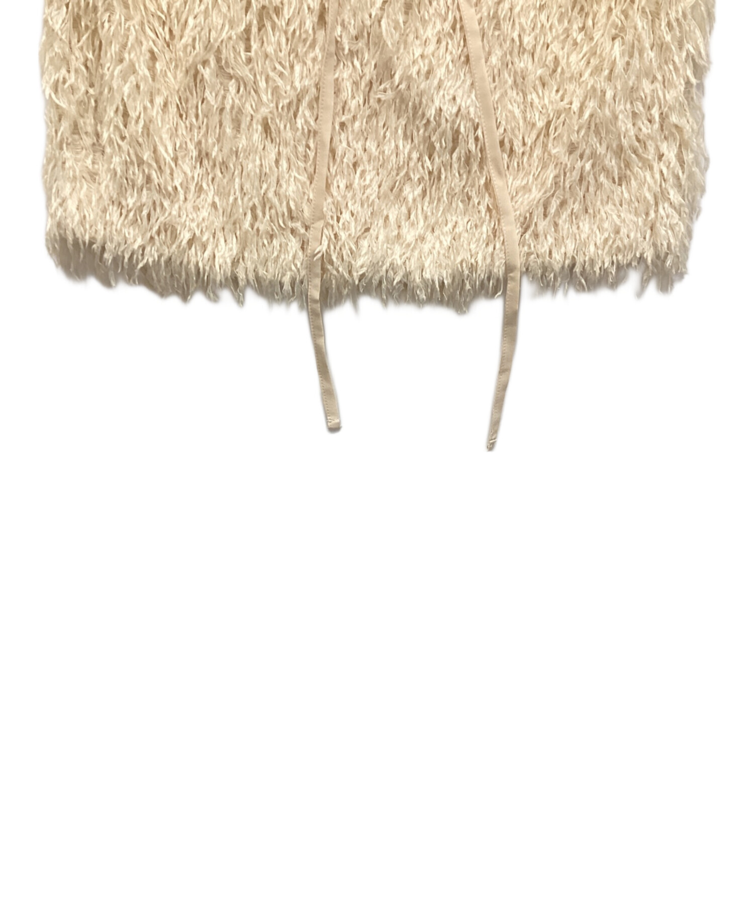 ATTISESSION/アティセッション フェイクフェザーミニスカート 中古・古着通販】ATTISESSION (アティセッション) フェイクフェザー