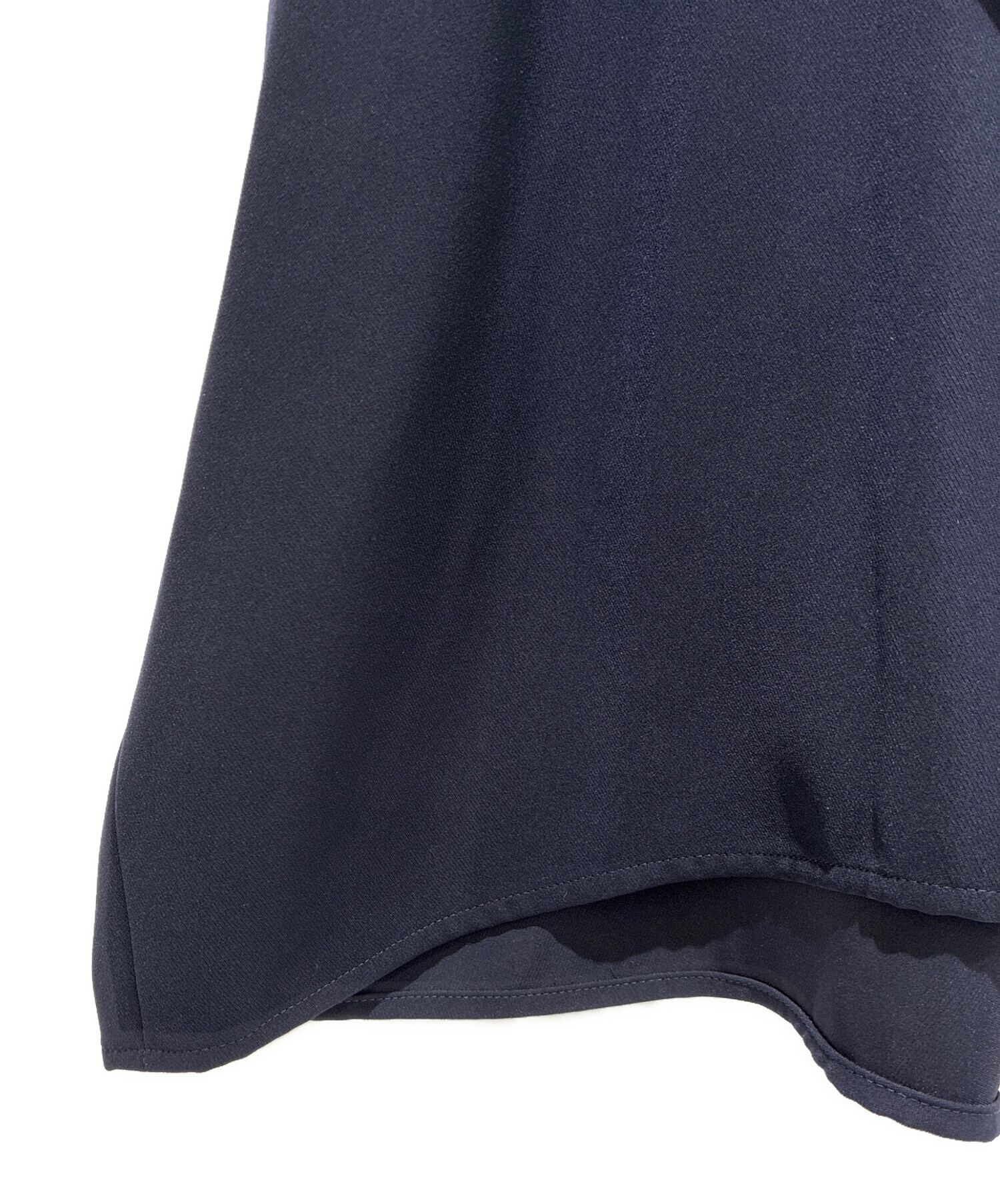 中古・古着通販】ENFOLD (エンフォルド) SQUARE-HEM PULLOVER ネイビー