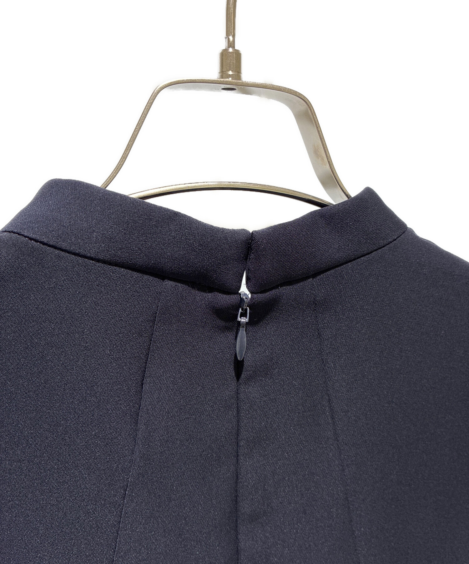 中古・古着通販】ENFOLD (エンフォルド) SQUARE-HEM PULLOVER ネイビー