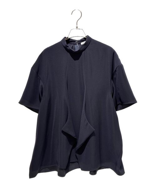中古・古着通販】ENFOLD (エンフォルド) SQUARE-HEM PULLOVER ネイビー 