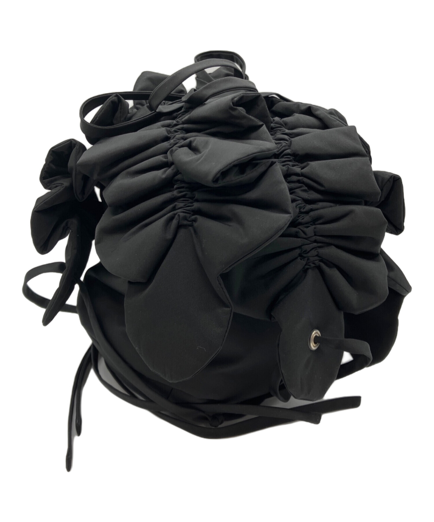 中古・古着通販】ENFOLD (エンフォルド) FLOWER BAG ブラック 