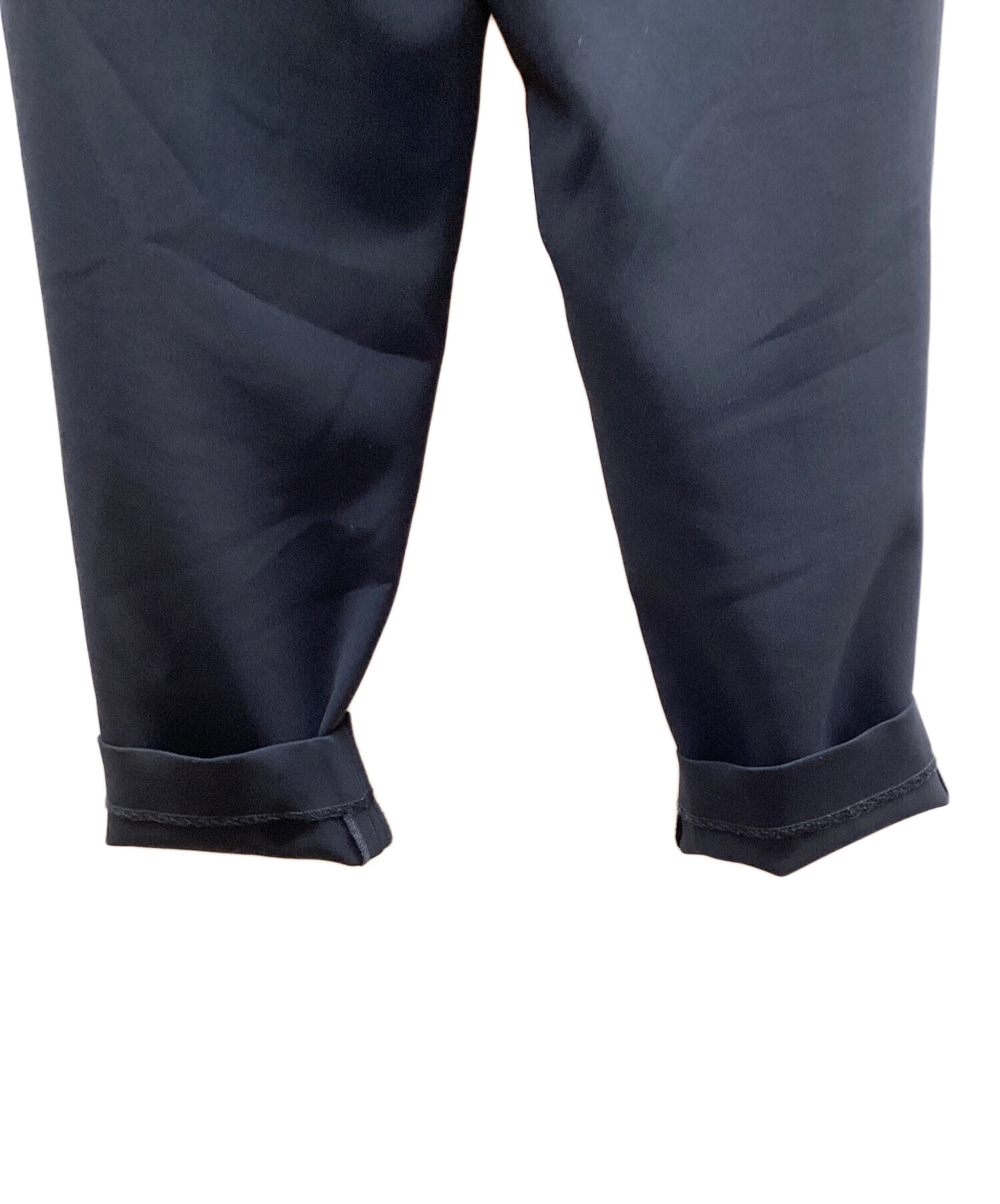 中古・古着通販】SOEJU (ソージュ) タックパンツ ネイビー サイズ:M