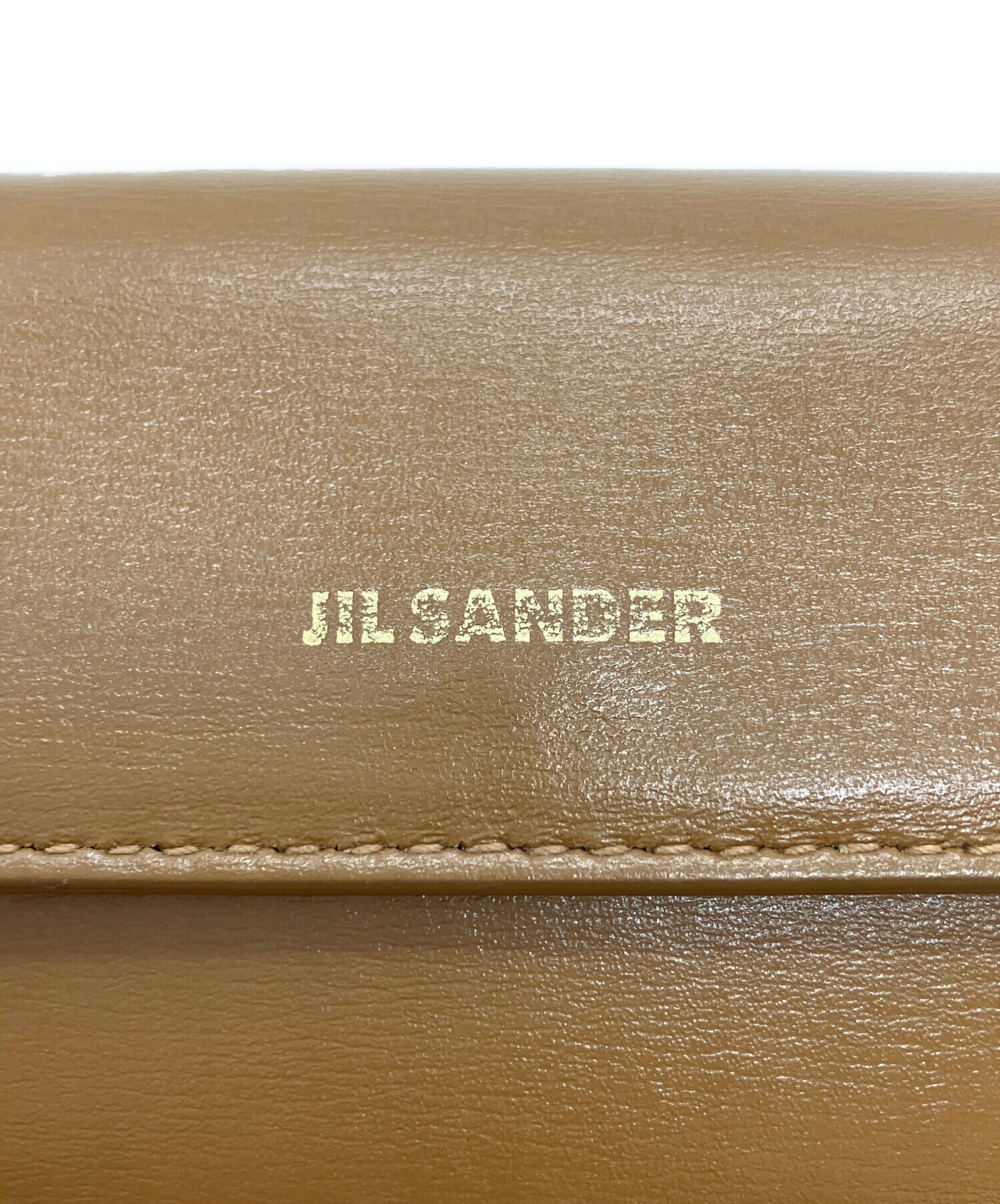 中古・古着通販】JIL SANDER (ジルサンダー) 3つ折り財布 ブラウン