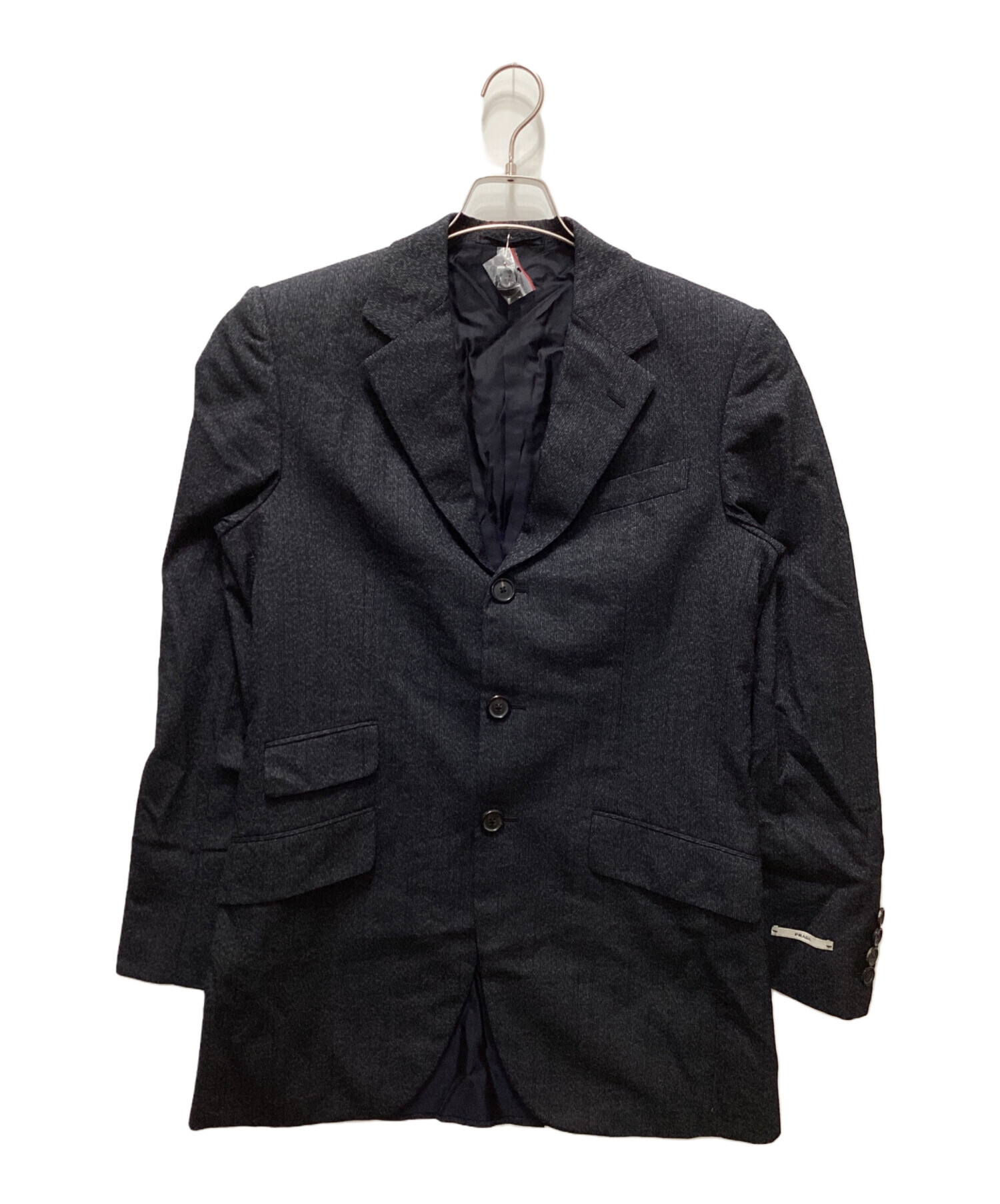 中古・古着通販】PRADA (プラダ) 3Bテーラードジャケット ネイビー