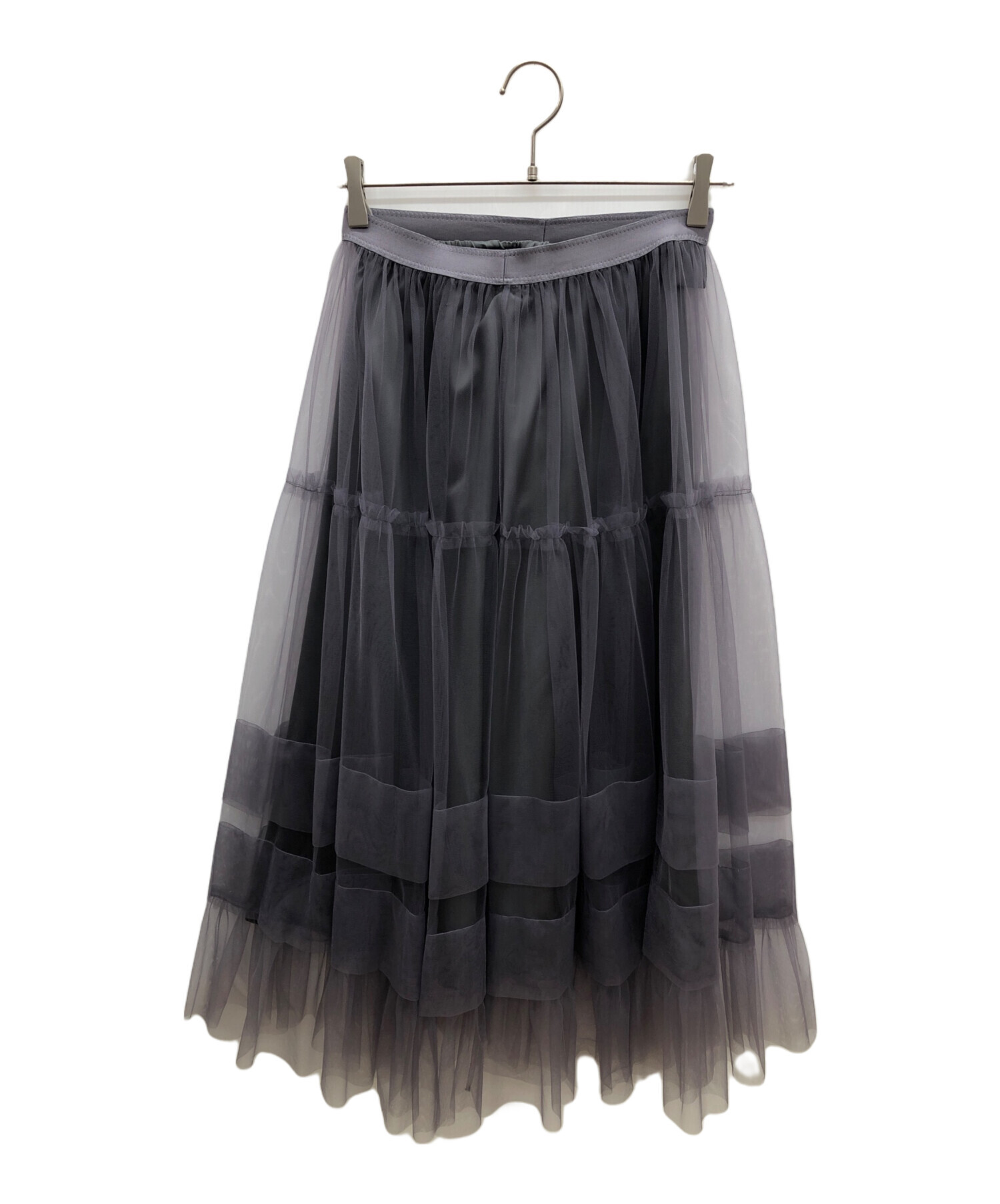 【美品】ANAYIチュールティアードギャザースカート チュールティアードギャザー スカート | ANAYI/アナイ | 三越