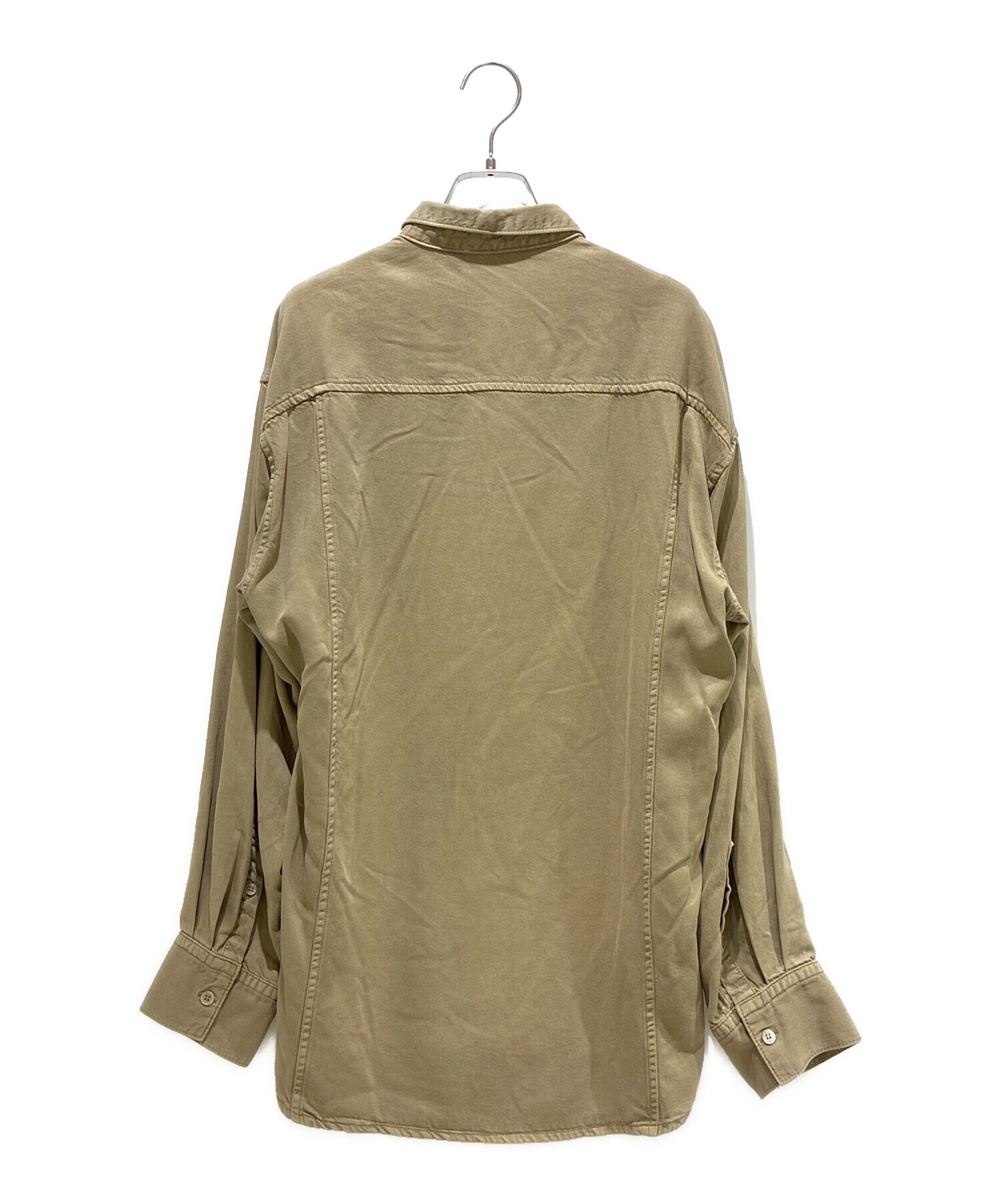 新品タグ付き　plage soft mili shirt ベージュ 中古・古着通販】Plage (プラージュ) SOFT MILI シャツ ベージュ