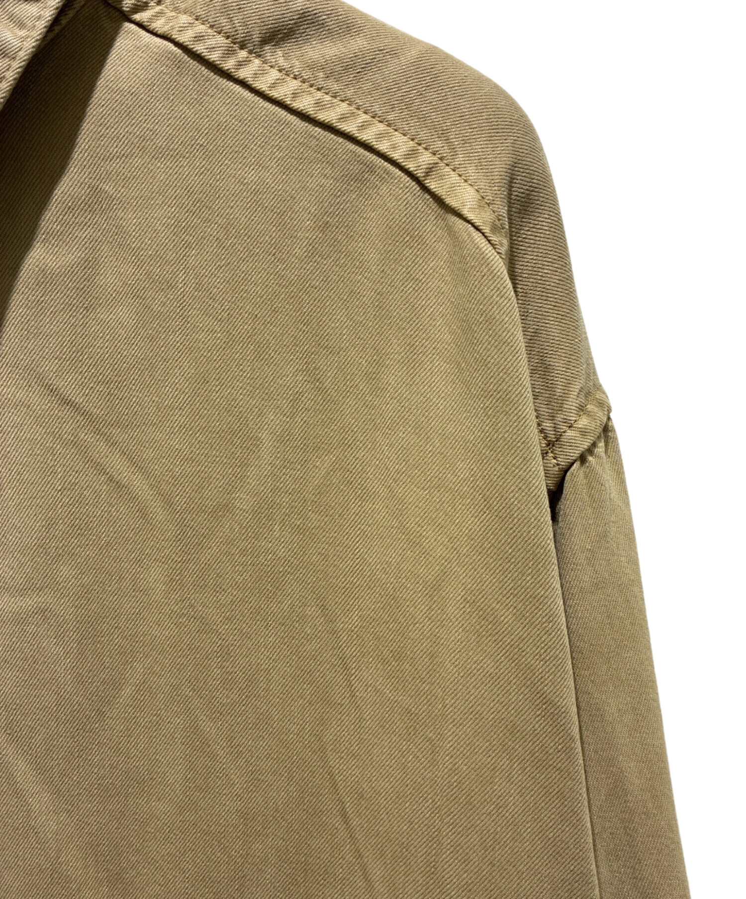25年 美品 プラージュ Plage SOFT MILI シャツ 定価2.1 プラージュ Plage SOFT MILI シャツ （ブラウン） - ファッション通販