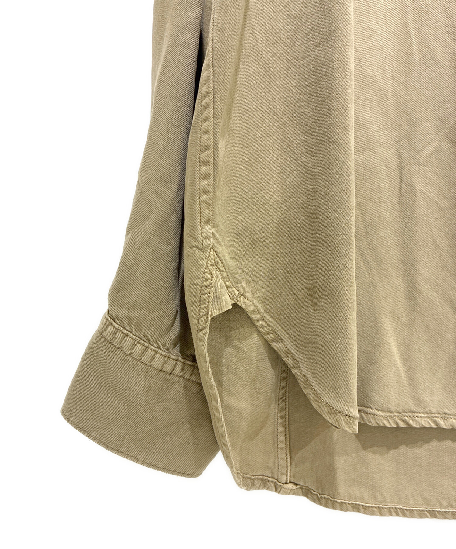 中古・古着通販】Plage (プラージュ) SOFT MILI シャツ ベージュ