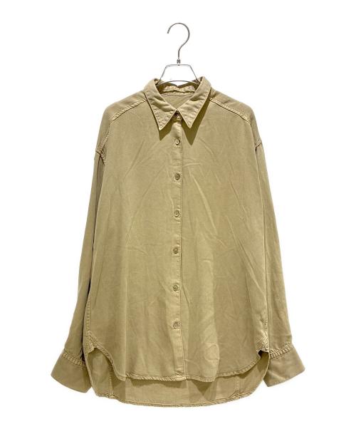 25年 美品 プラージュ Plage SOFT MILI シャツ 定価2.1 プラージュ Plage SOFT MILI シャツ （ブラウン） - ファッション通販