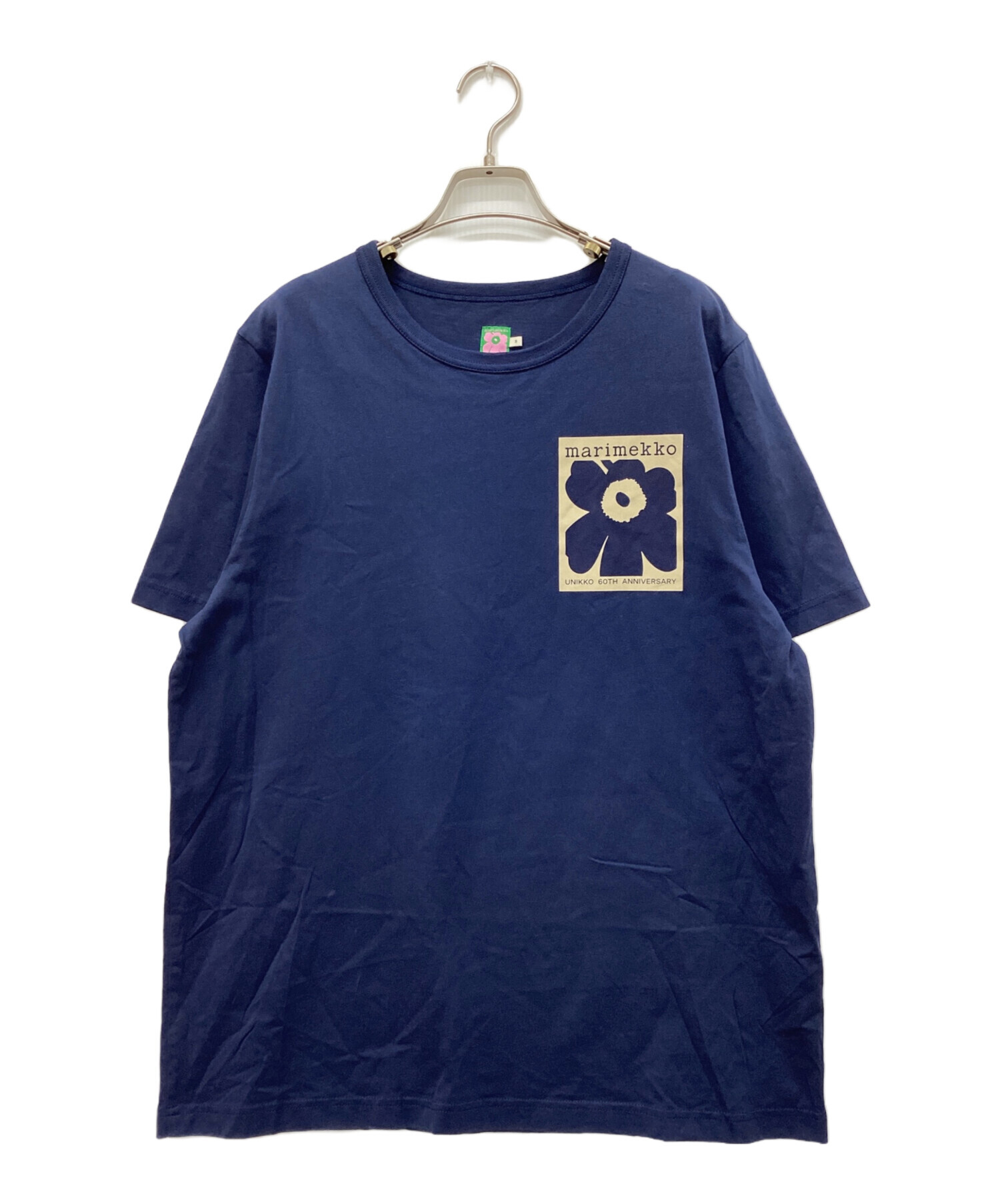 マリメッコ ネイビーTシャツXSサイズ ウニッコ60周年 【公式通販】