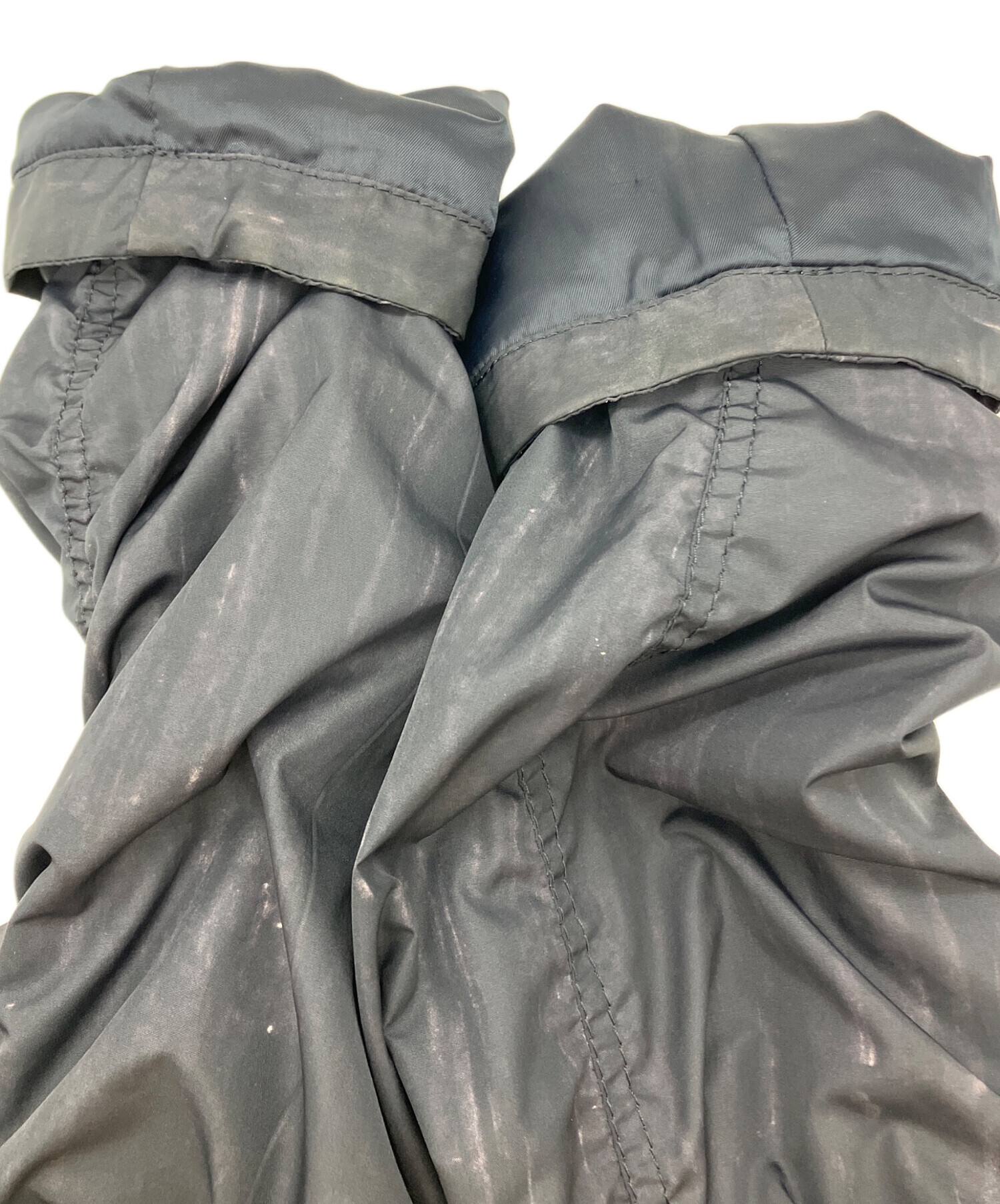 希少 近年 イッセイミヤケ 2 アシンメトリー ビッグカラー ジャケット 撥水 中古・古着通販】ISSEY MIYAKE (イッセイミヤケ) 2WAYスタンドカラー